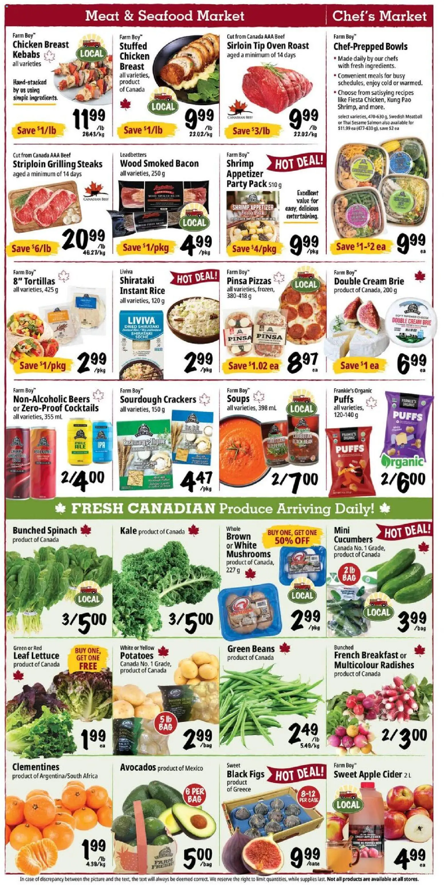 Farm Boy weekly flyer / circulaire Flyer in Canada