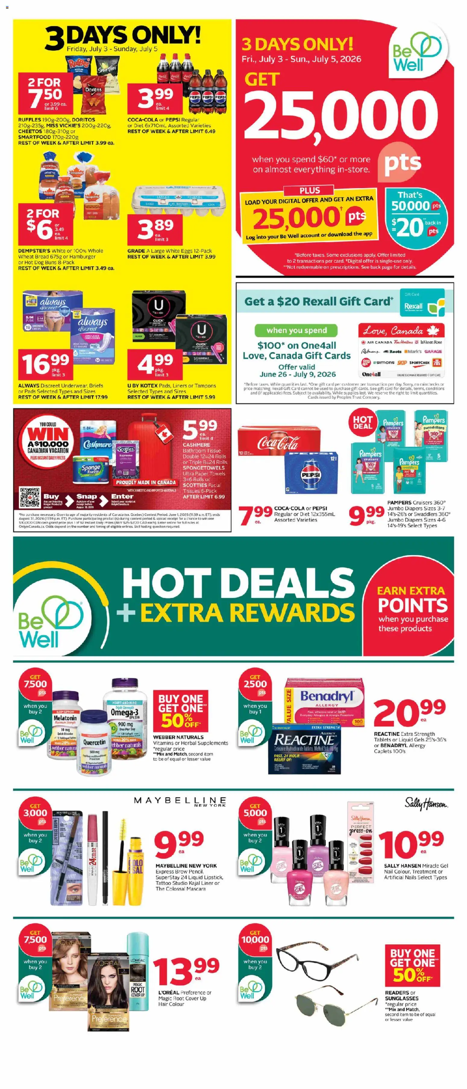 Rexall Flyer from Jul 3, 2026 - Unlock Huge Savings | Canada
