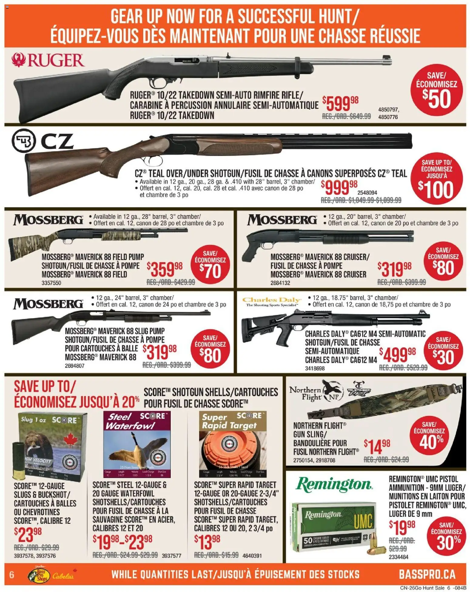 Cabelas weekly flyer / circulaire Flyer in Canada