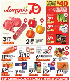 Longos Longo`s weekly flyer / circulaire
