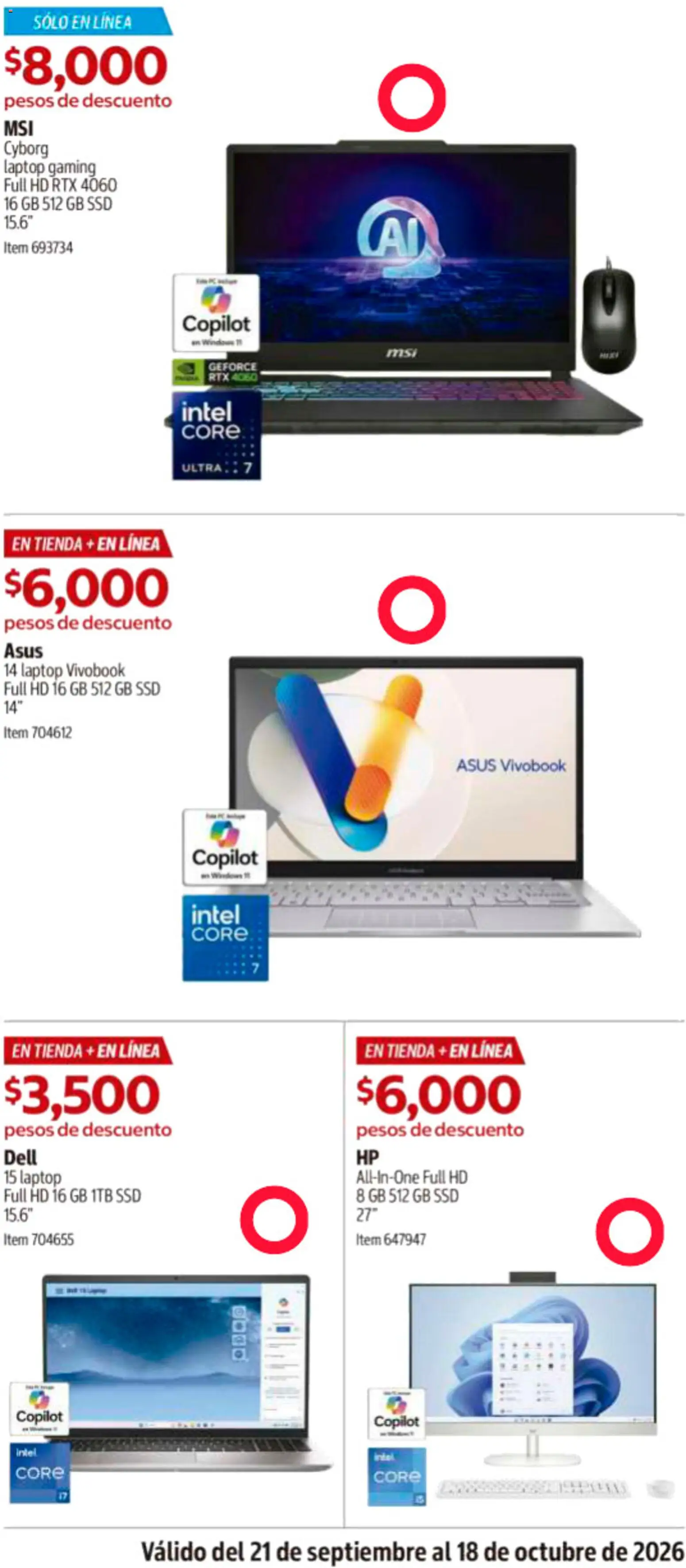 Costco catálogo Folleto in México