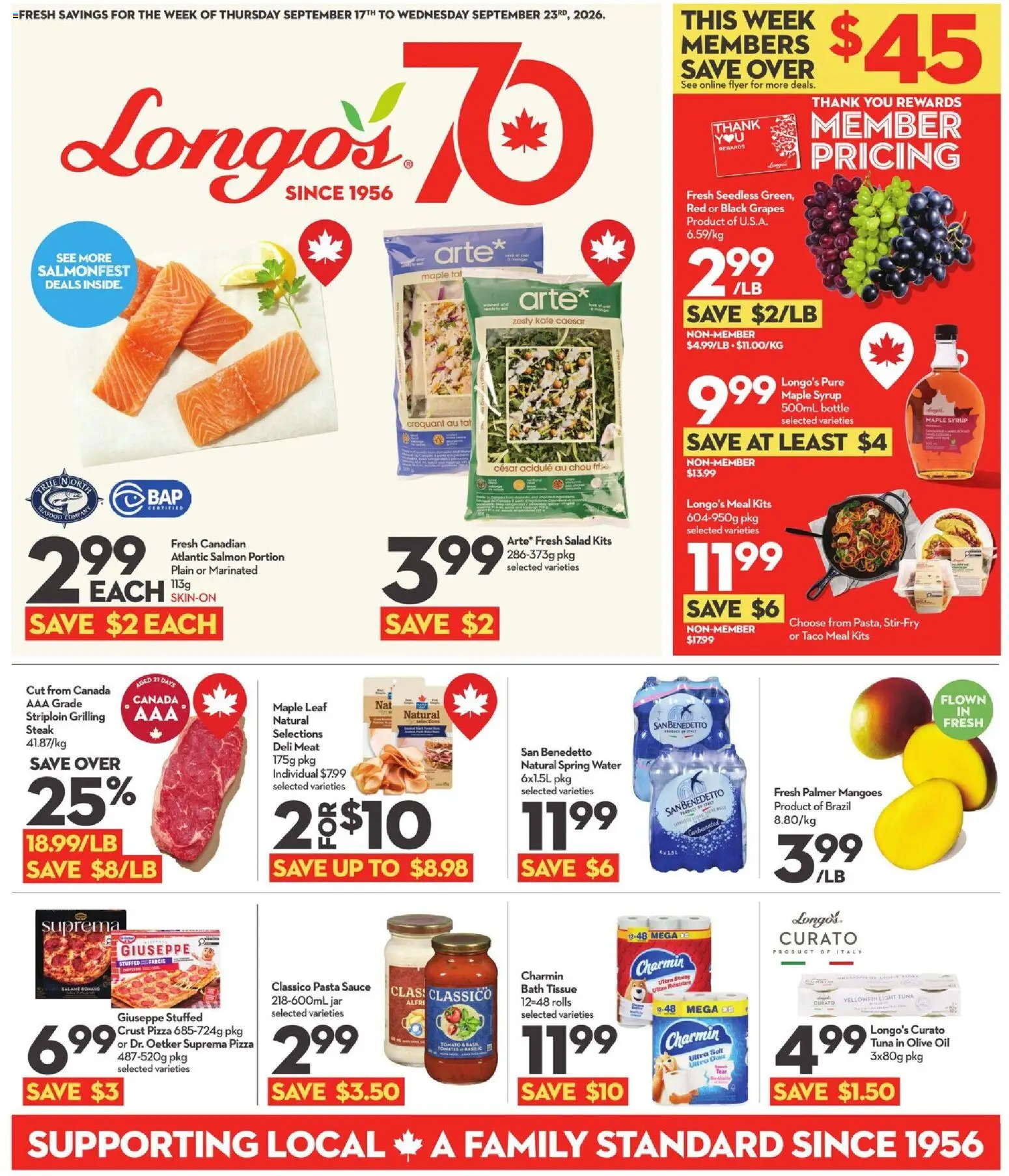 Longo`s weekly flyer / circulaire Flyer in Canada