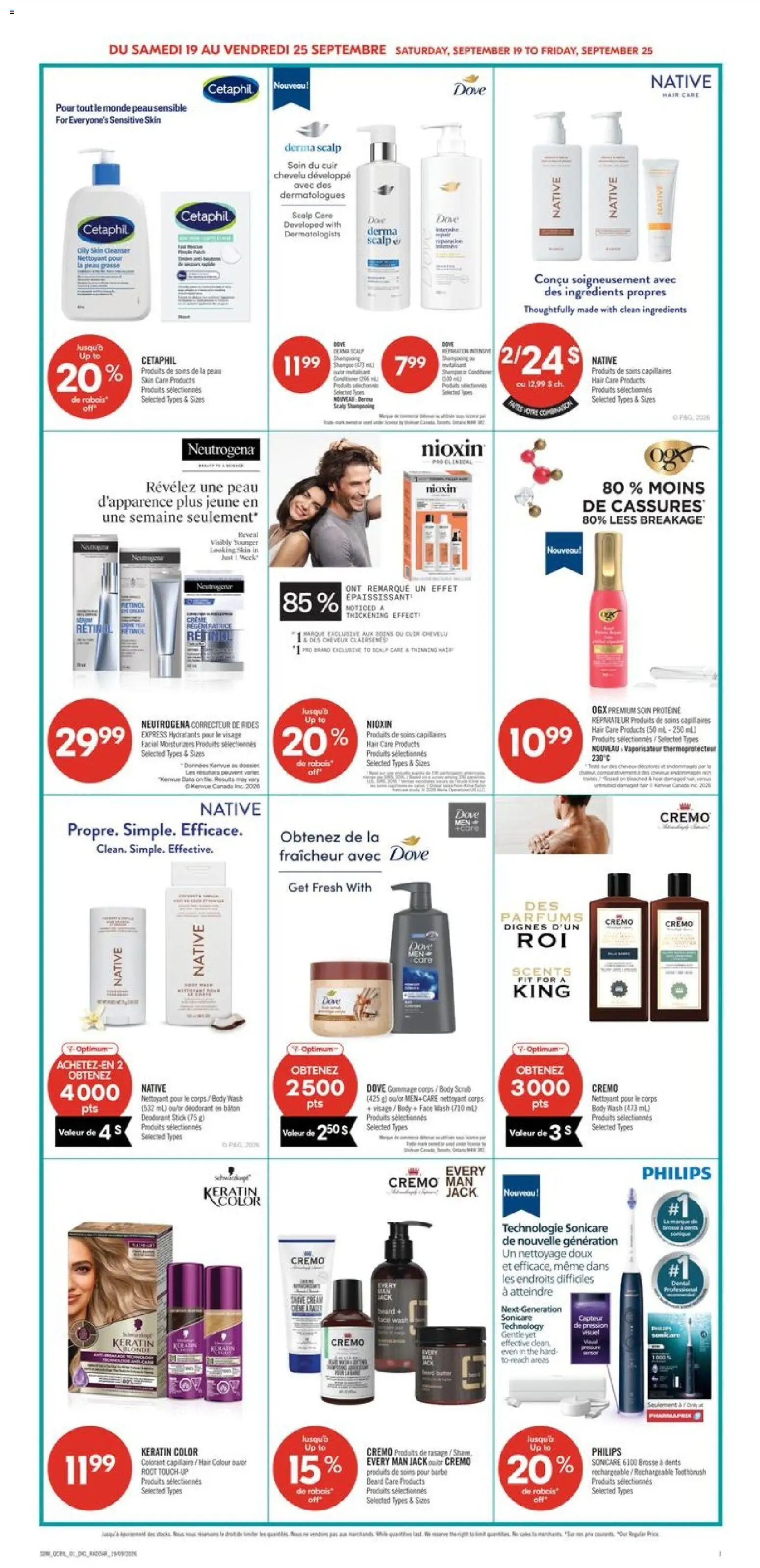 Pharmaprix weekly flyer / circulaire Flyer in Canada