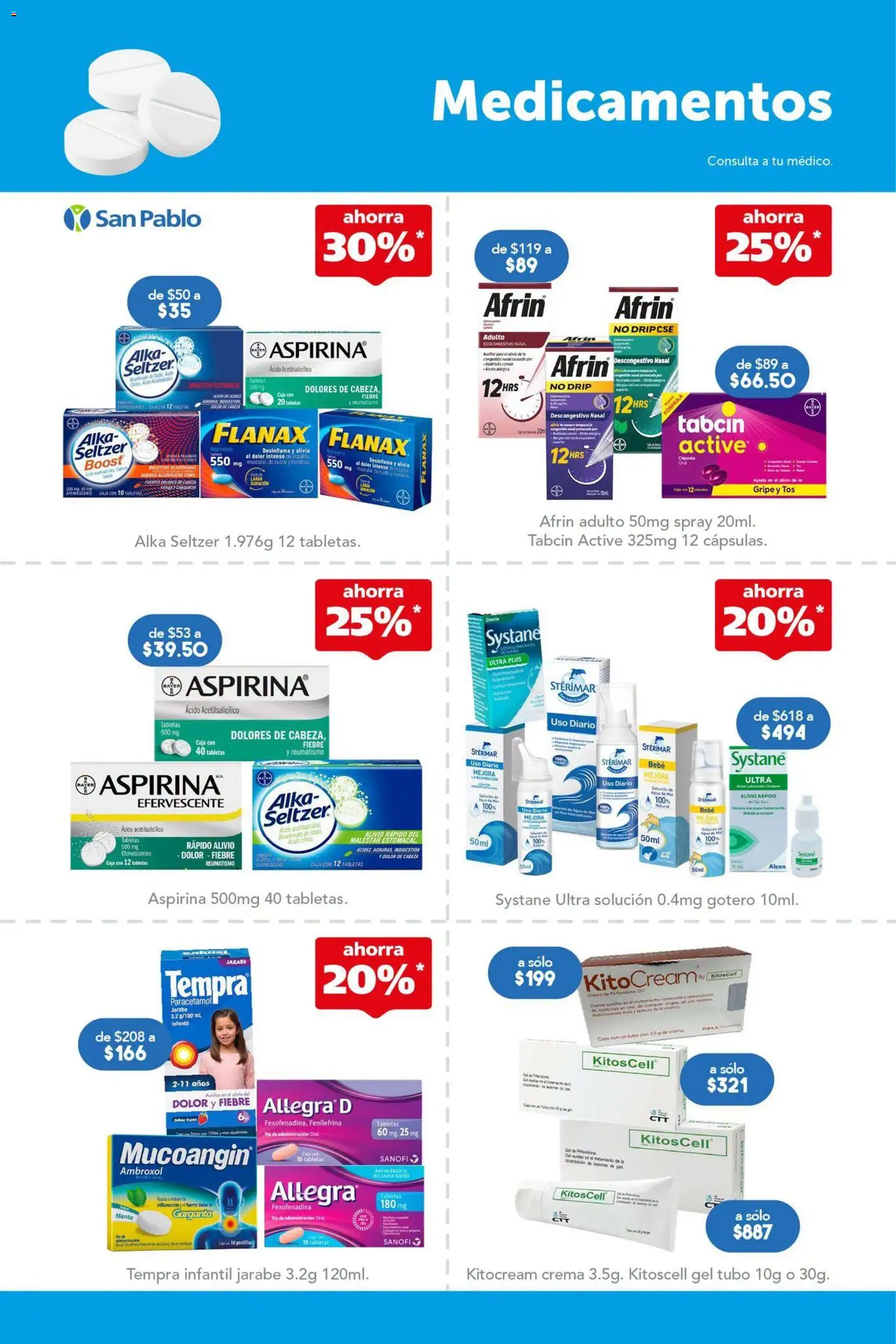Farmacia San Pablo catálogo Folleto in México