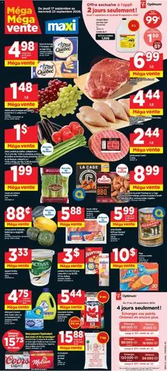 Maxi Maxi weekly flyer / circulaire