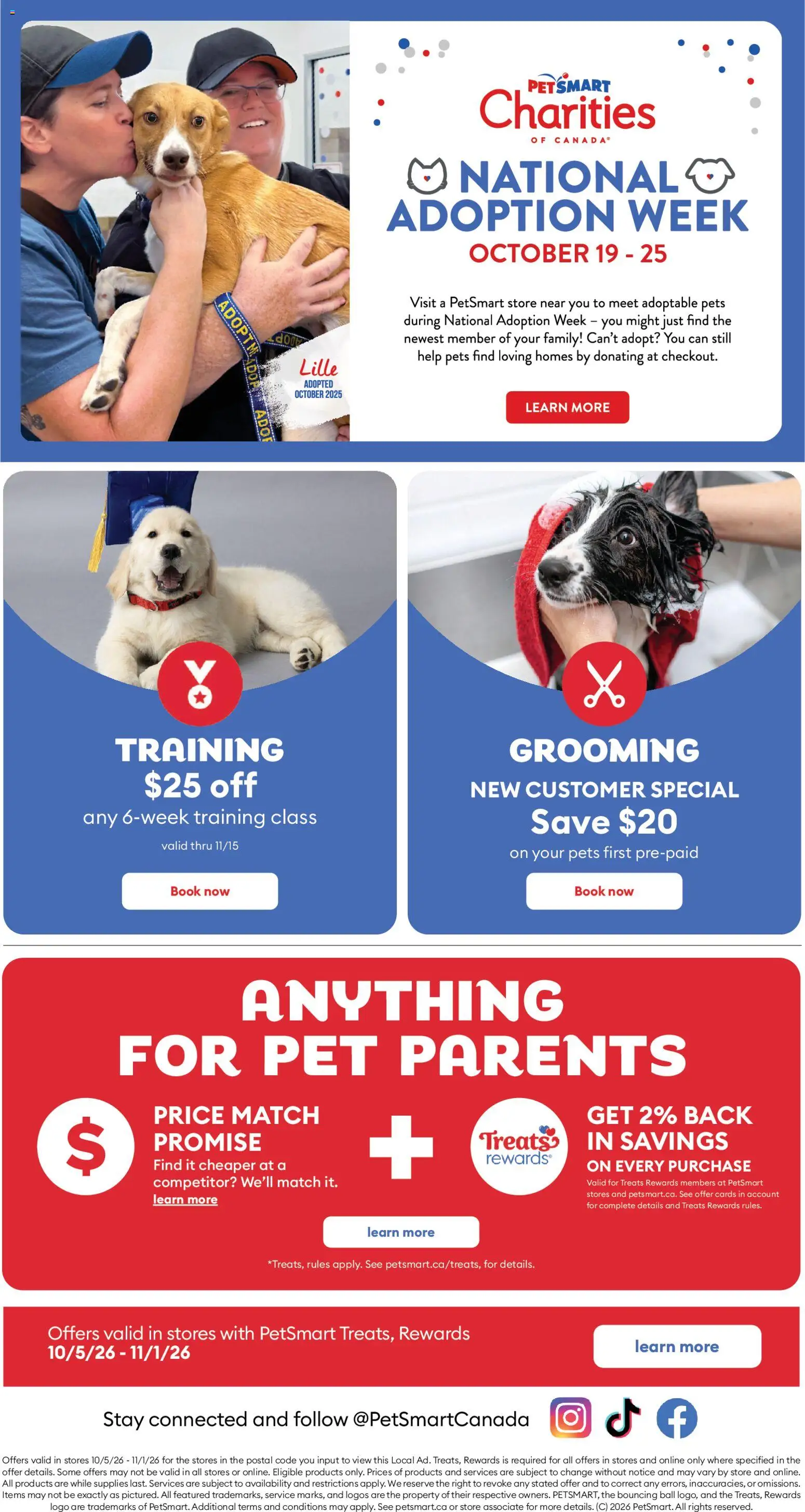 Petsmart weekly flyer / circulaire Flyer in Canada