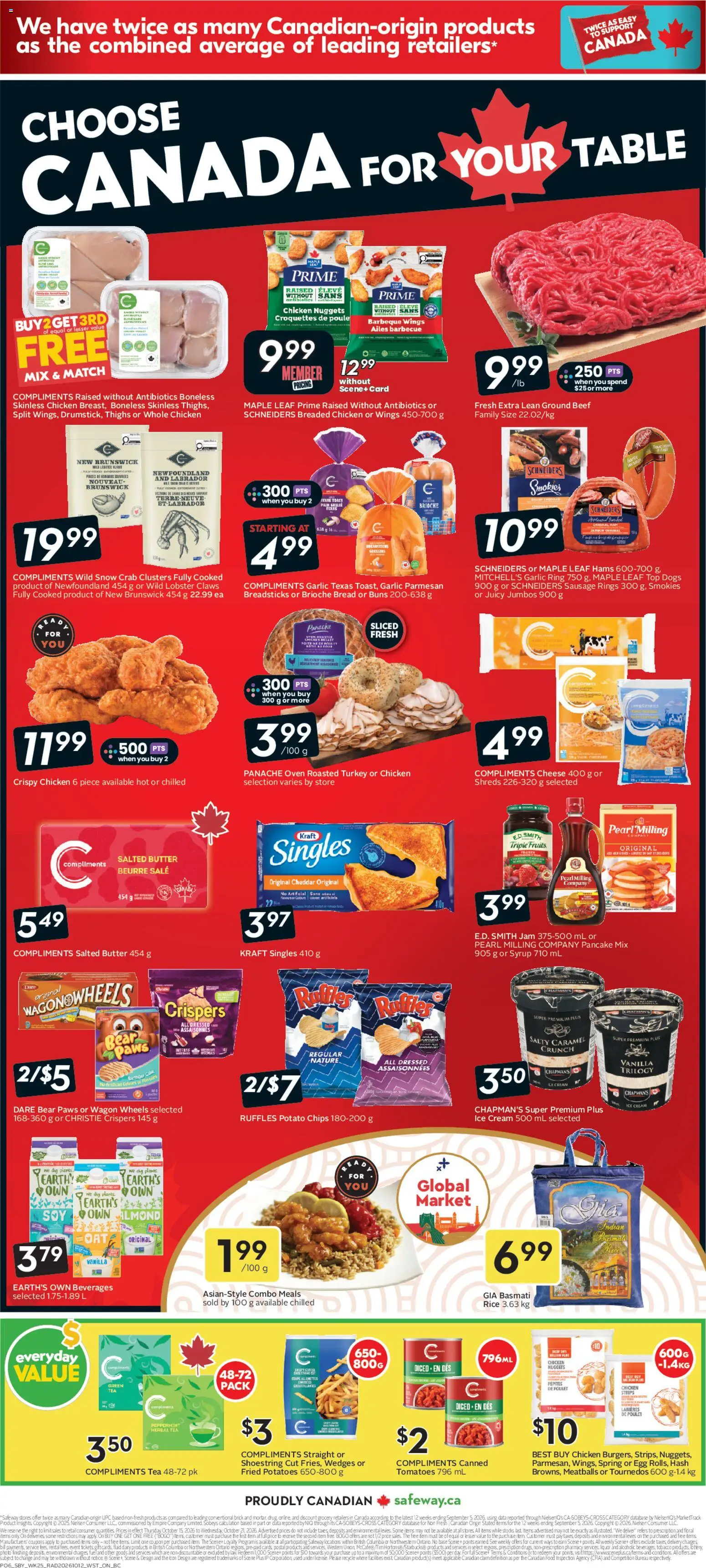 Safeway weekly flyer / circulaire Flyer in Canada