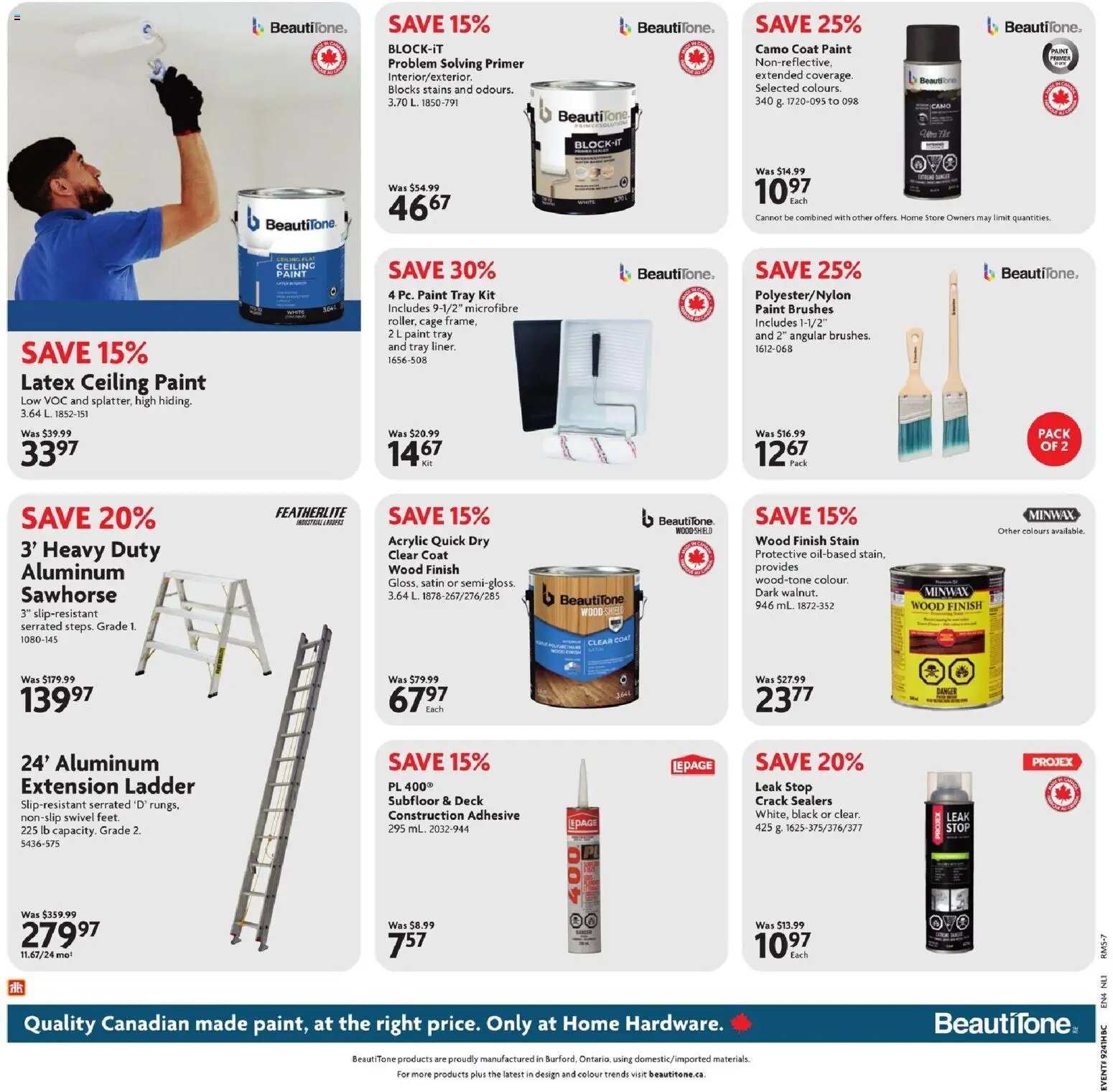 Home Hardware weekly flyer / circulaire Flyer in Canada