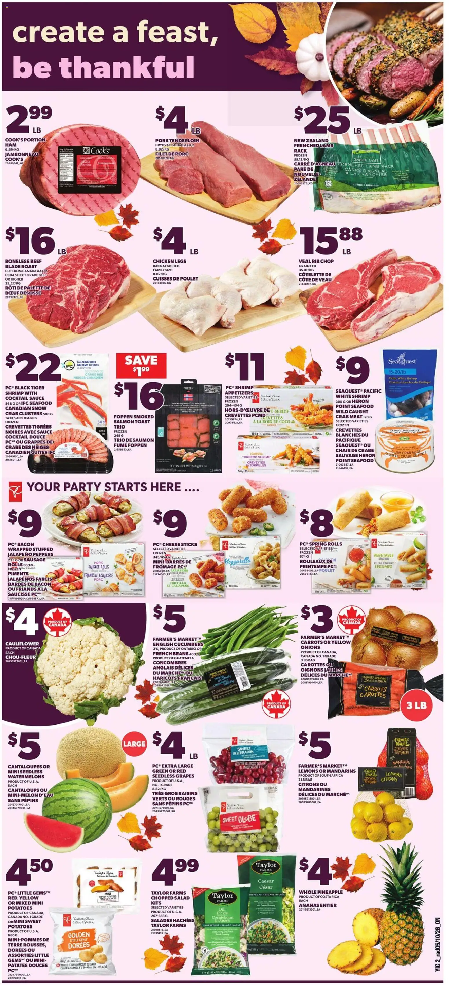 Independent Grocer weekly flyer / circulaire Flyer in Canada