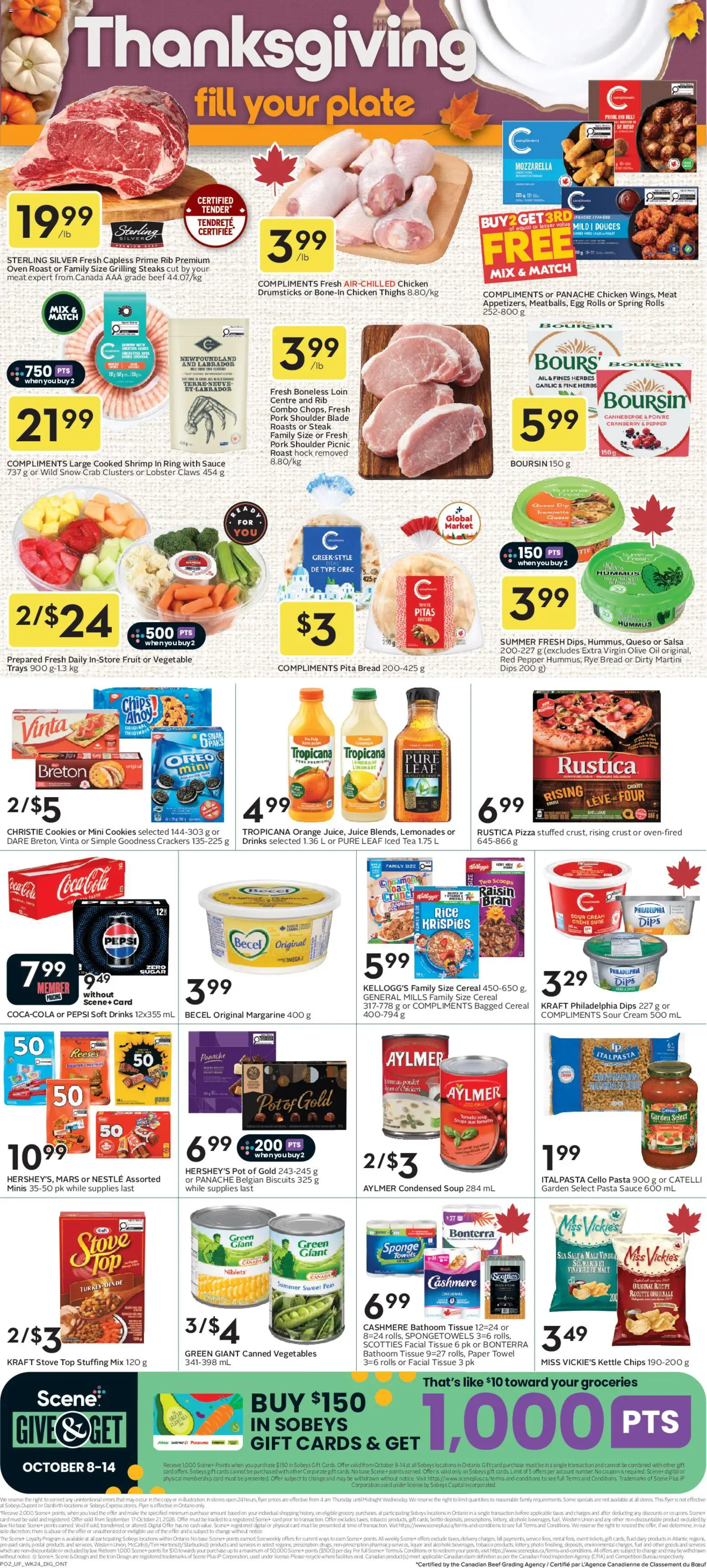 Sobeys weekly flyer / circulaire Flyer in Canada