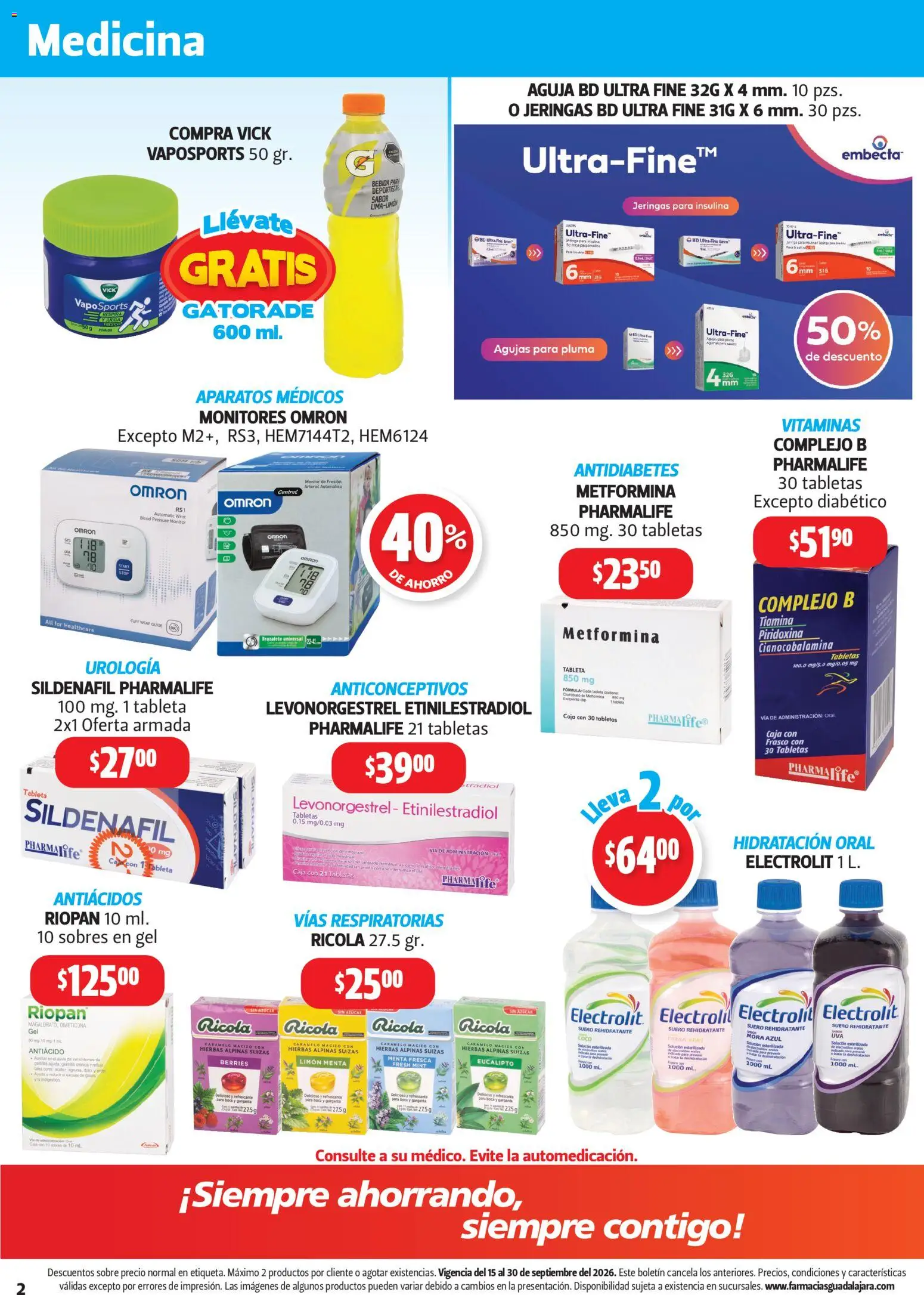 Farmacia Guadalajara catálogo Folleto in México