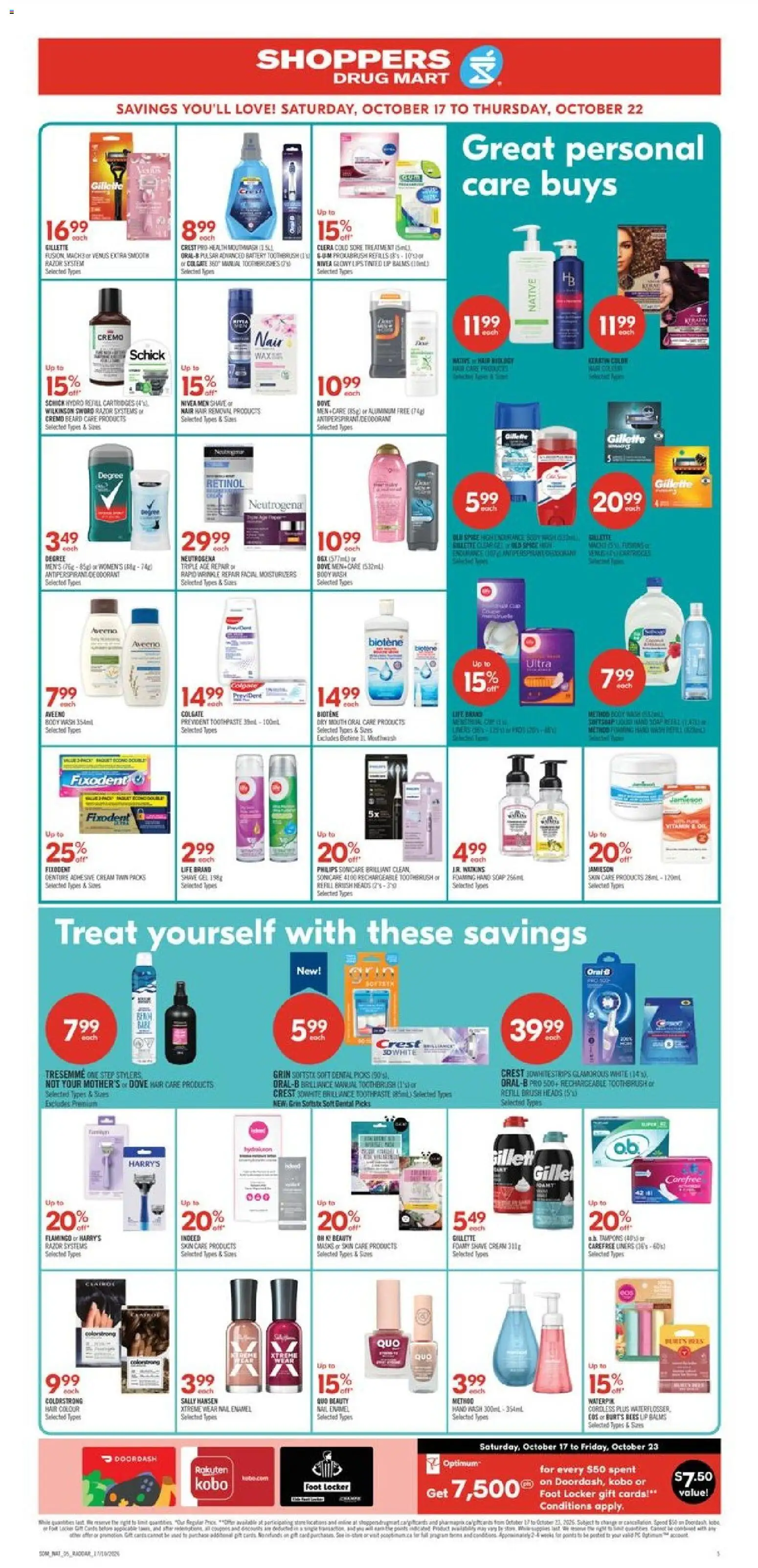 Shoppers weekly flyer / circulaire Flyer in Canada