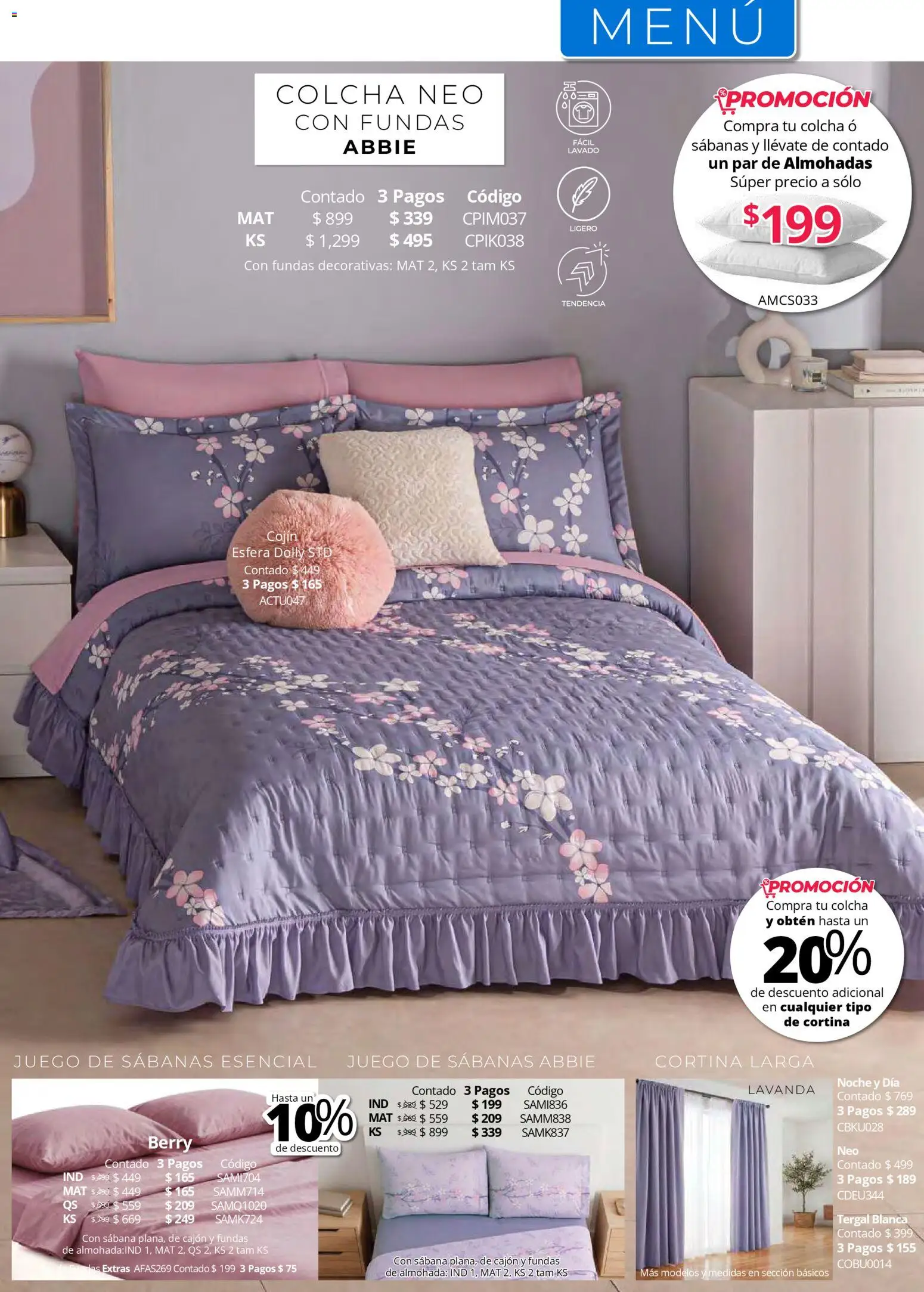 ¡El último » catálogo de Colchas Concord para Julio « está aquí! Descubre las SUPER OFERTAS. | México