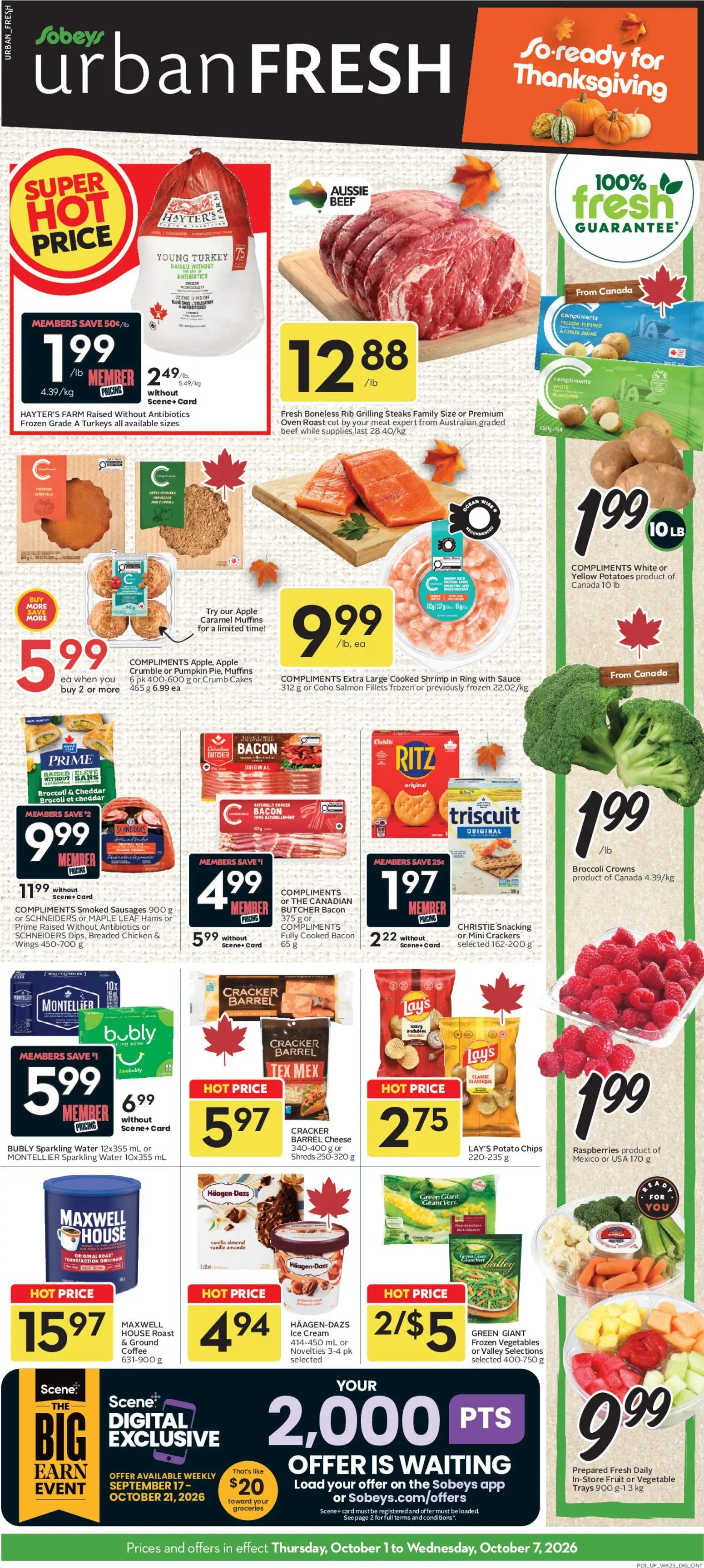 Sobeys weekly flyer / circulaire Flyer in Canada
