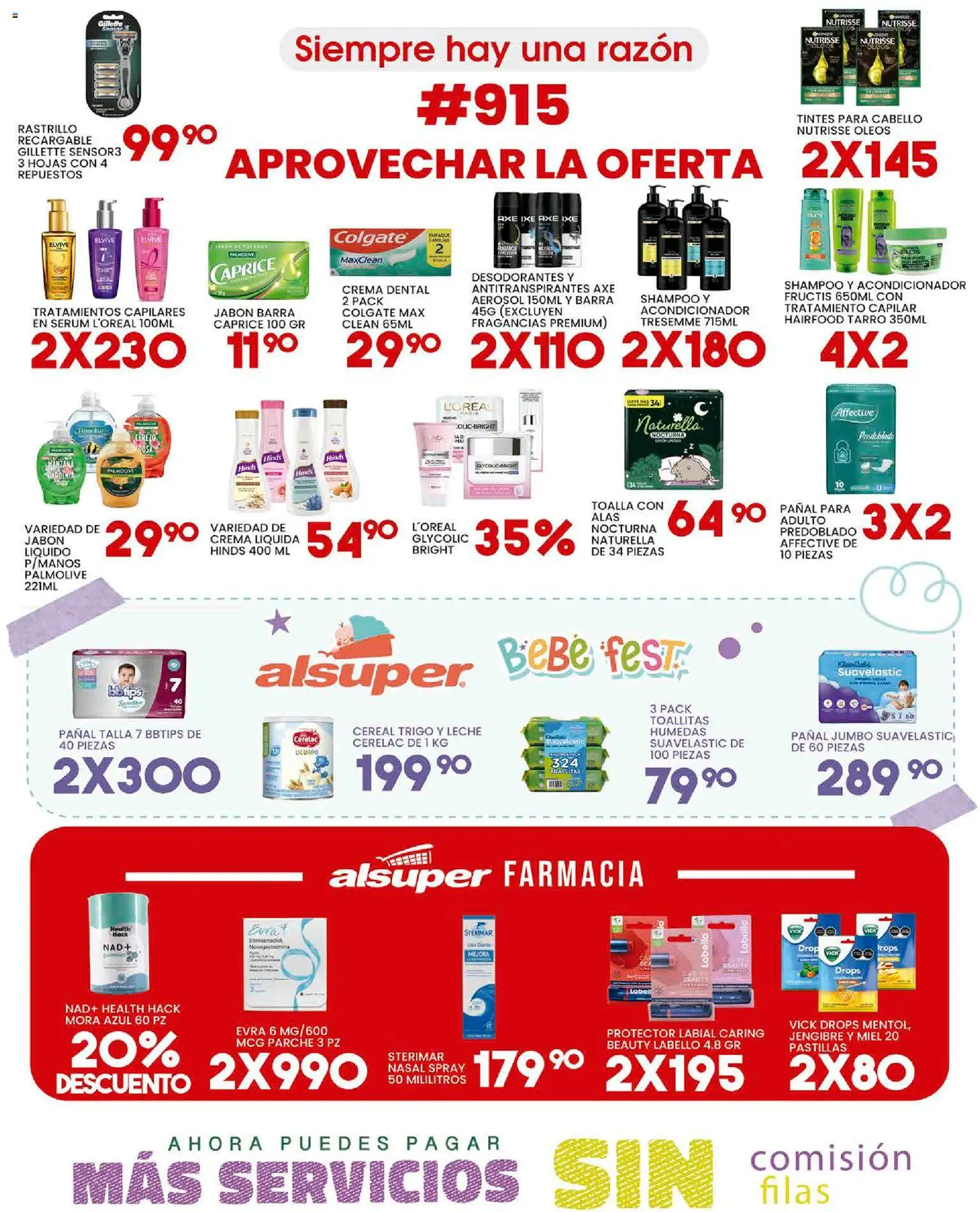 Alsuper folleto Folleto in México