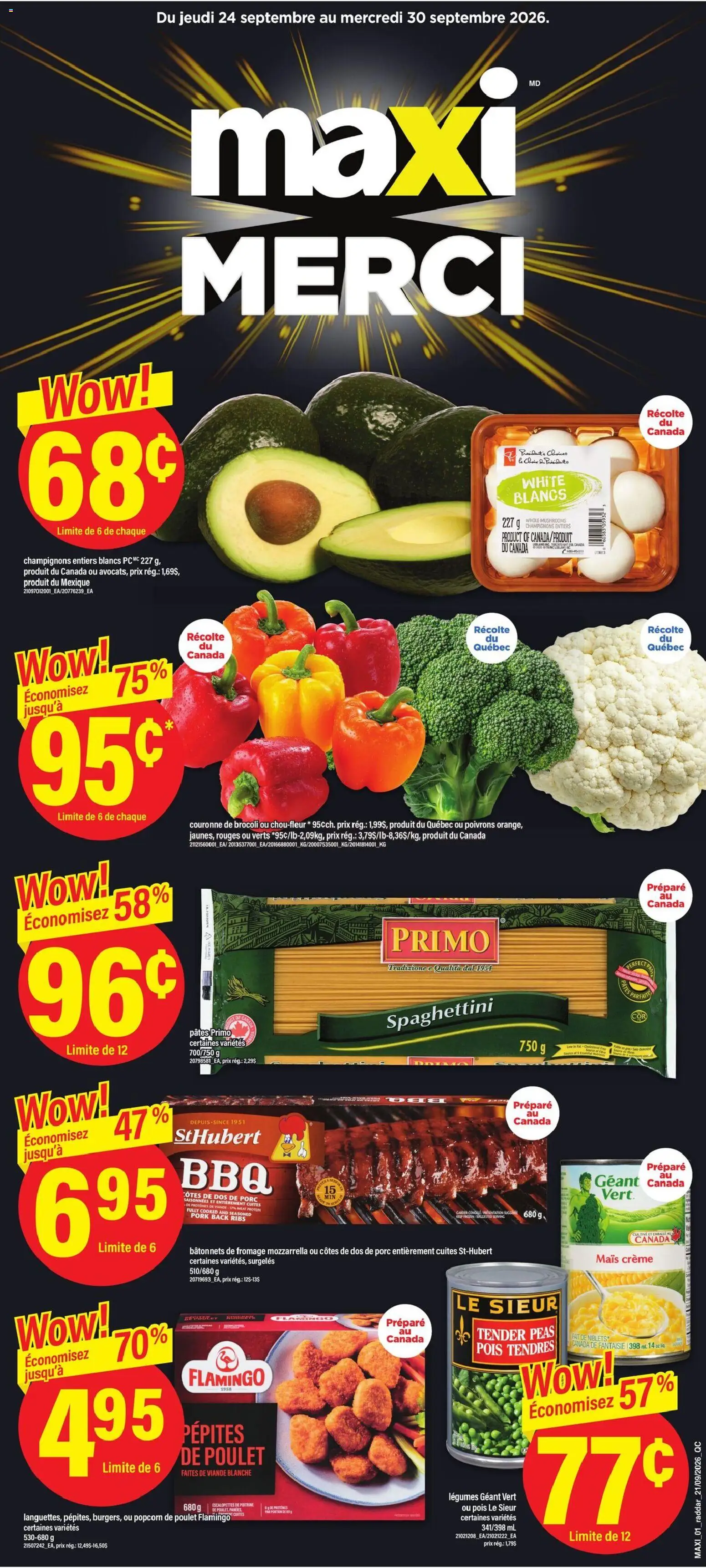 Maxi weekly flyer / circulaire Flyer in Canada