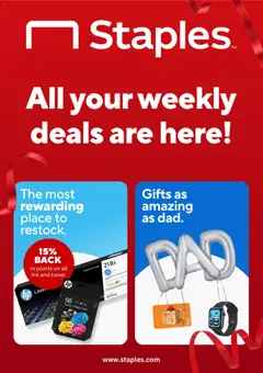 Staples Staples Weekly Ad
