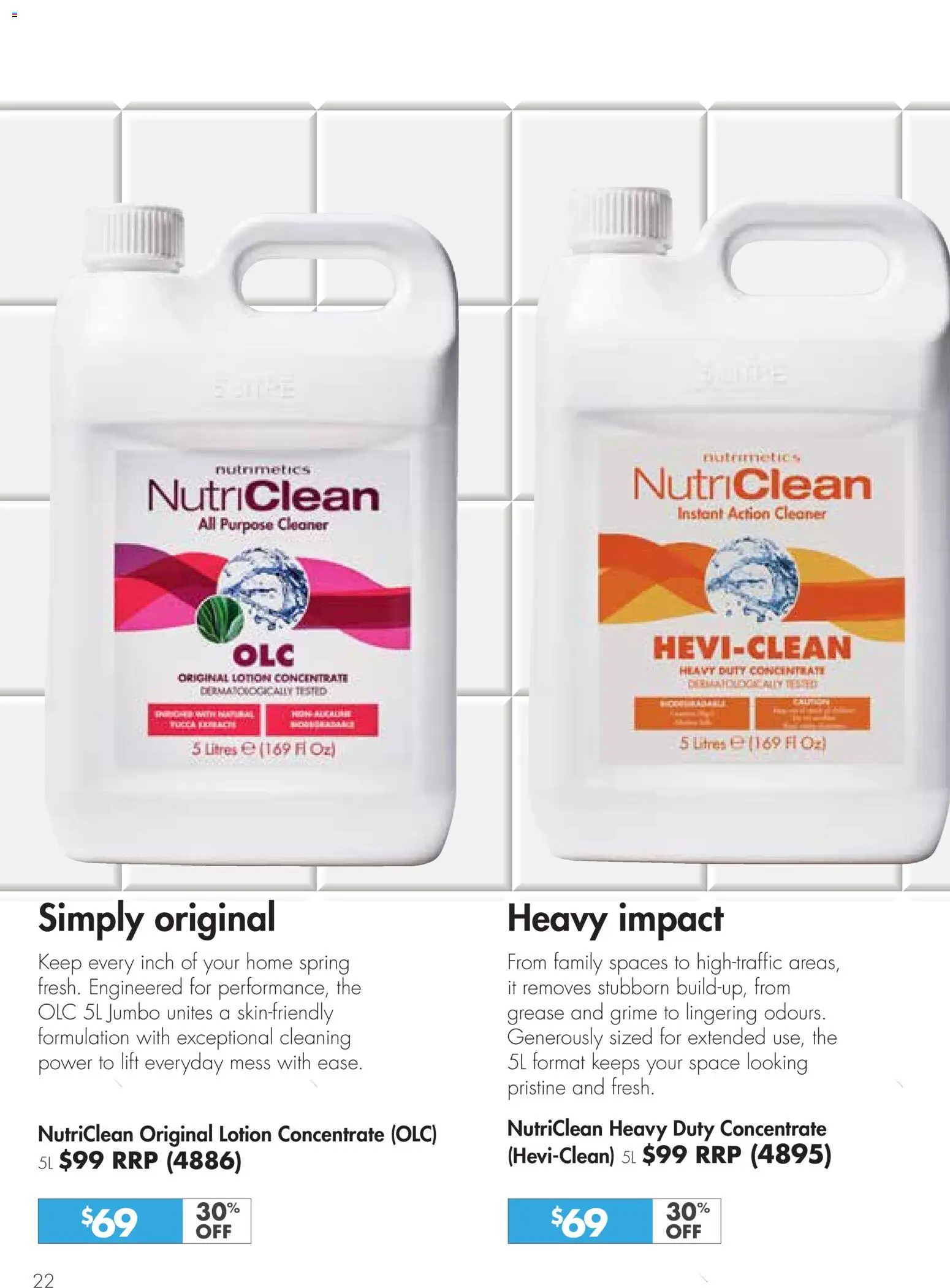 Nutrimetics 58 Years of Nutri-Glow Catalogue in Australia