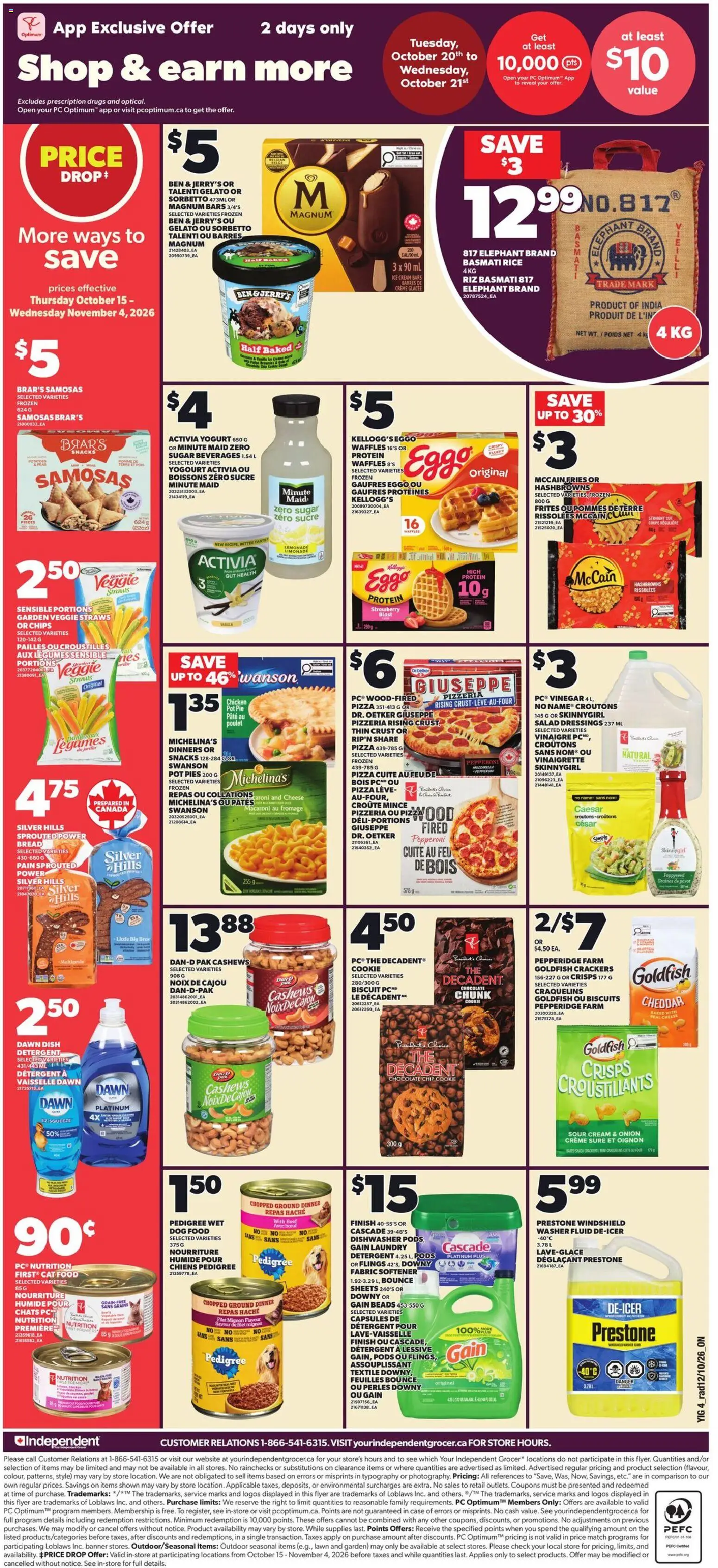 Independent Grocer weekly flyer / circulaire Flyer in Canada