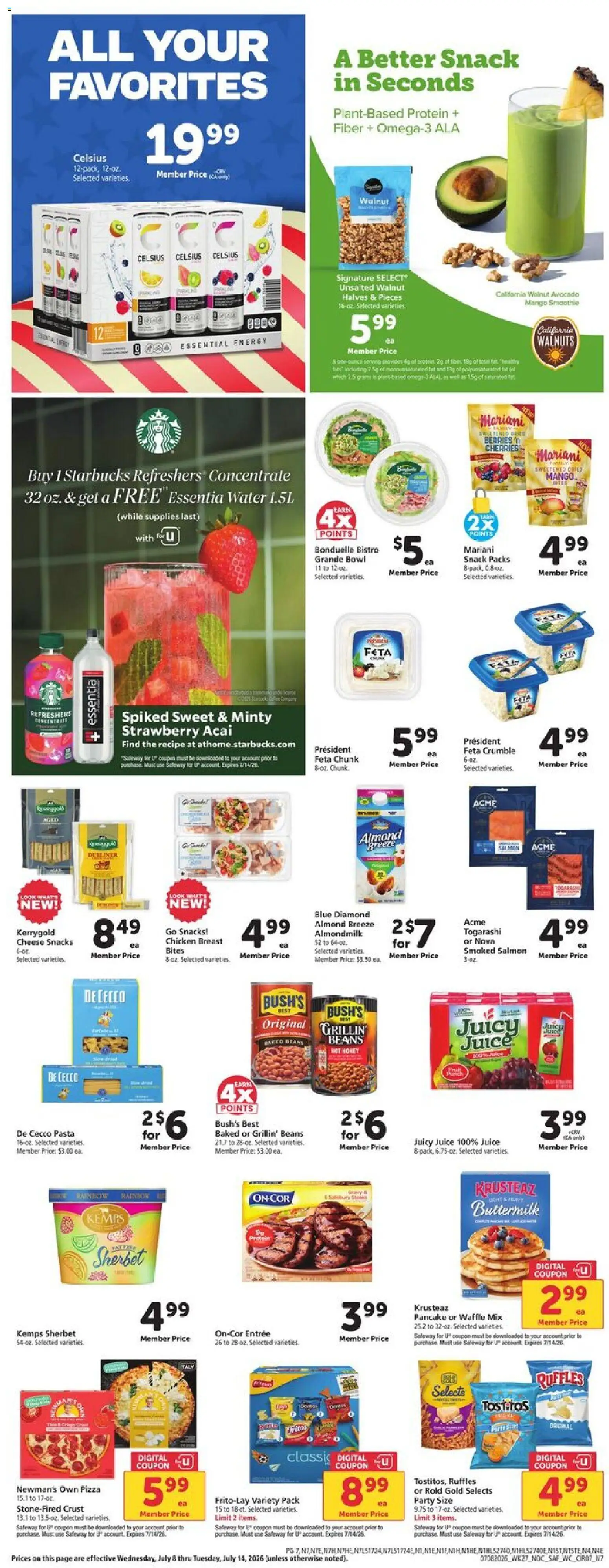 What's in Store at Safeway? New Ad Reveals All from 07/08/2026! | United States