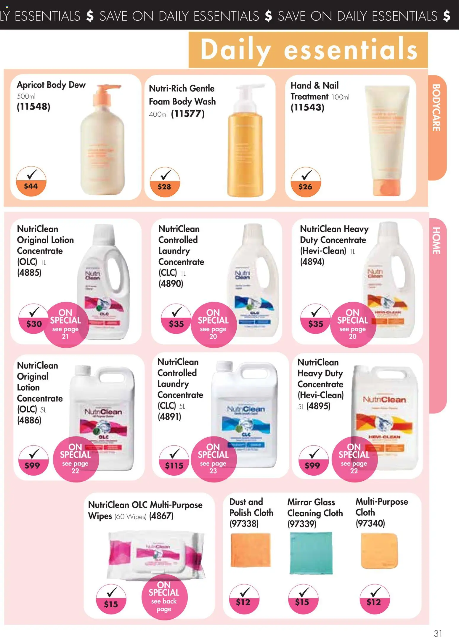 Nutrimetics 58 Years of Nutri-Glow Catalogue in Australia