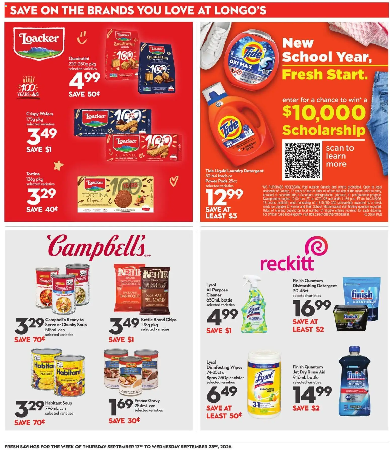 Longo`s weekly flyer / circulaire Flyer in Canada