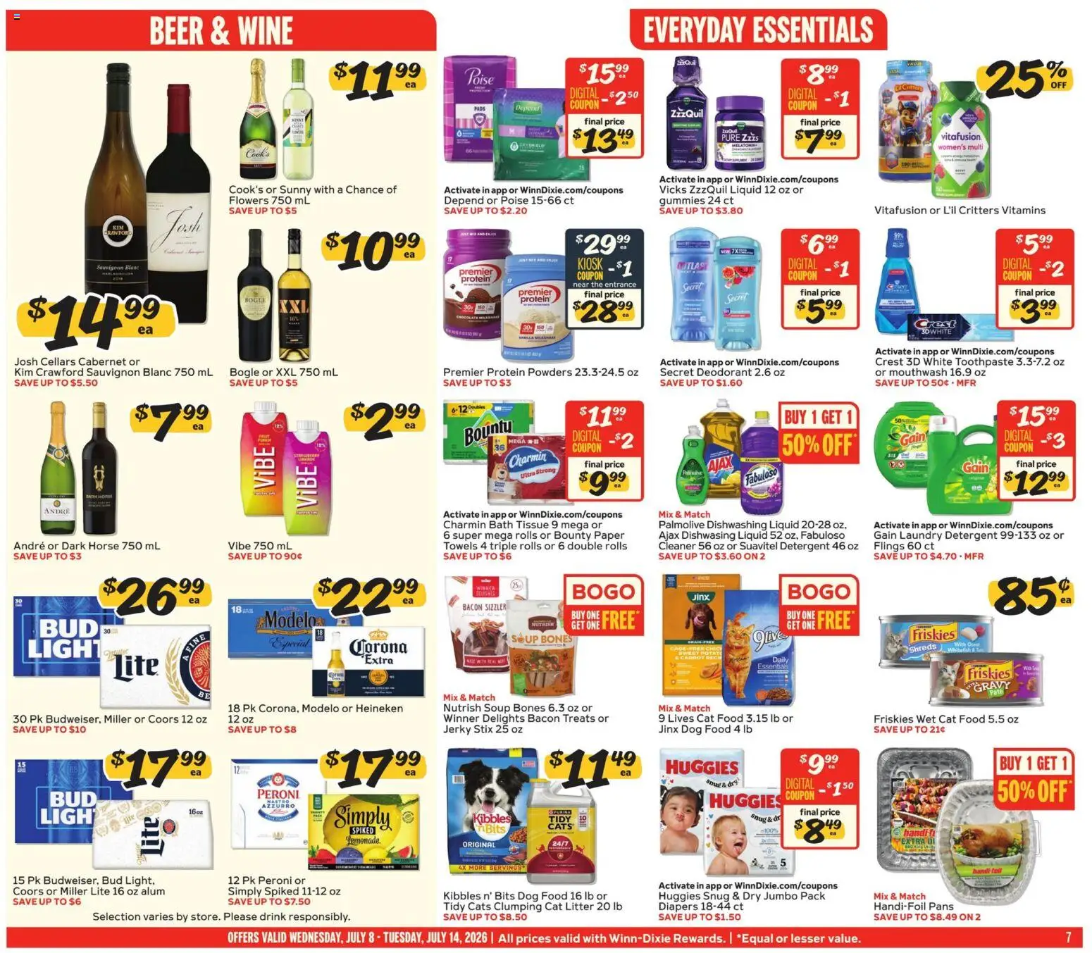 The new Winn Dixie flyer is now online. See all July offers on your mobile and save! | United States