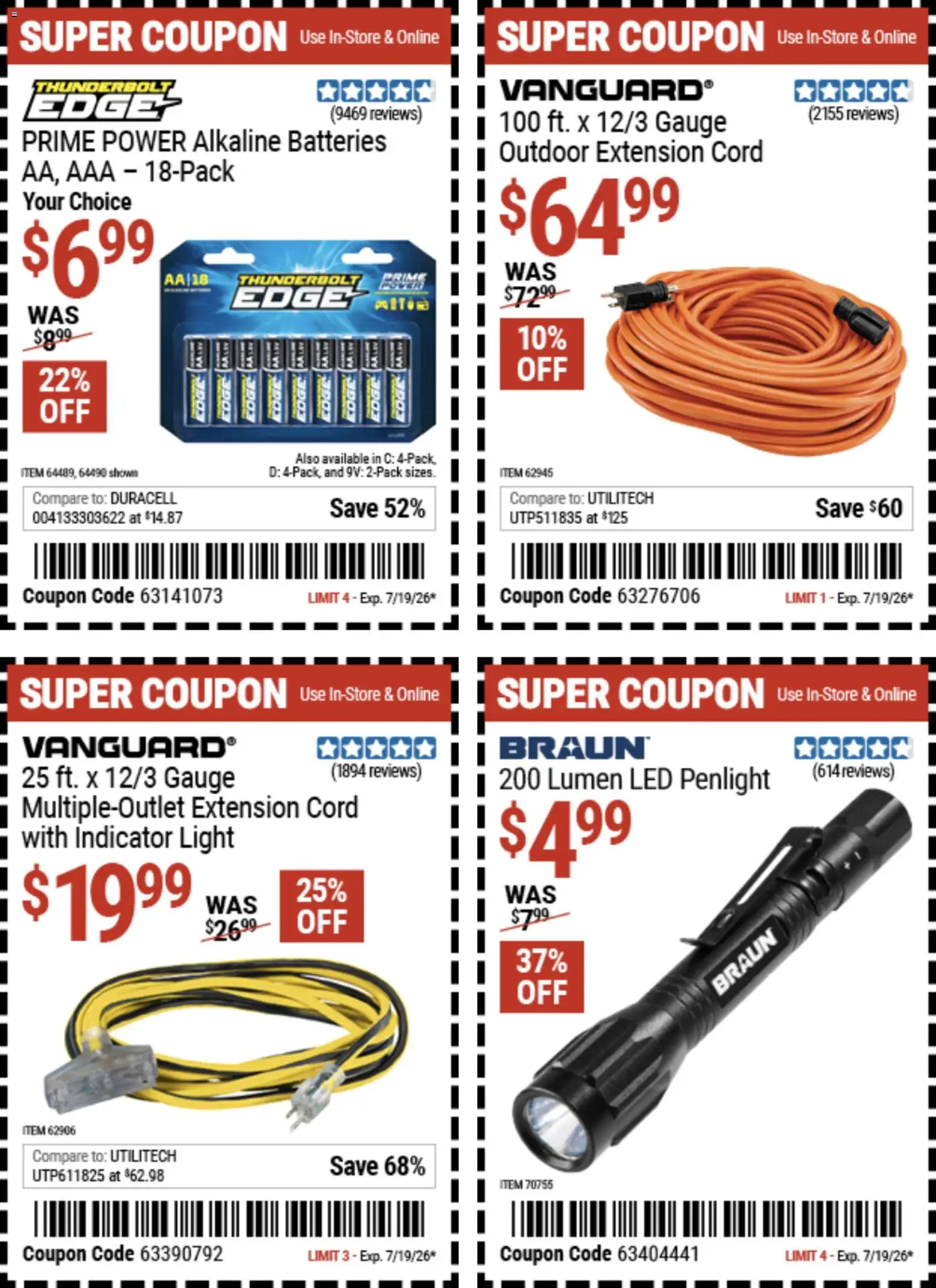 The new Harbor Freight flyer is now online. See all July offers on your mobile and save! | United States