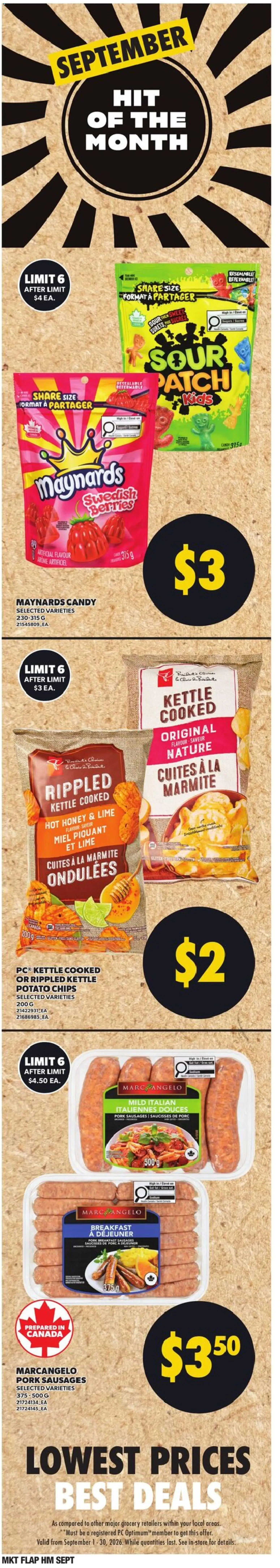 Independent Grocer weekly flyer / circulaire Flyer in Canada