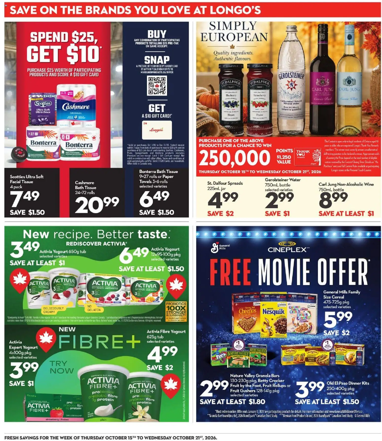 Longo`s weekly flyer / circulaire Flyer in Canada