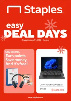 Staples Staples Weekly Ad