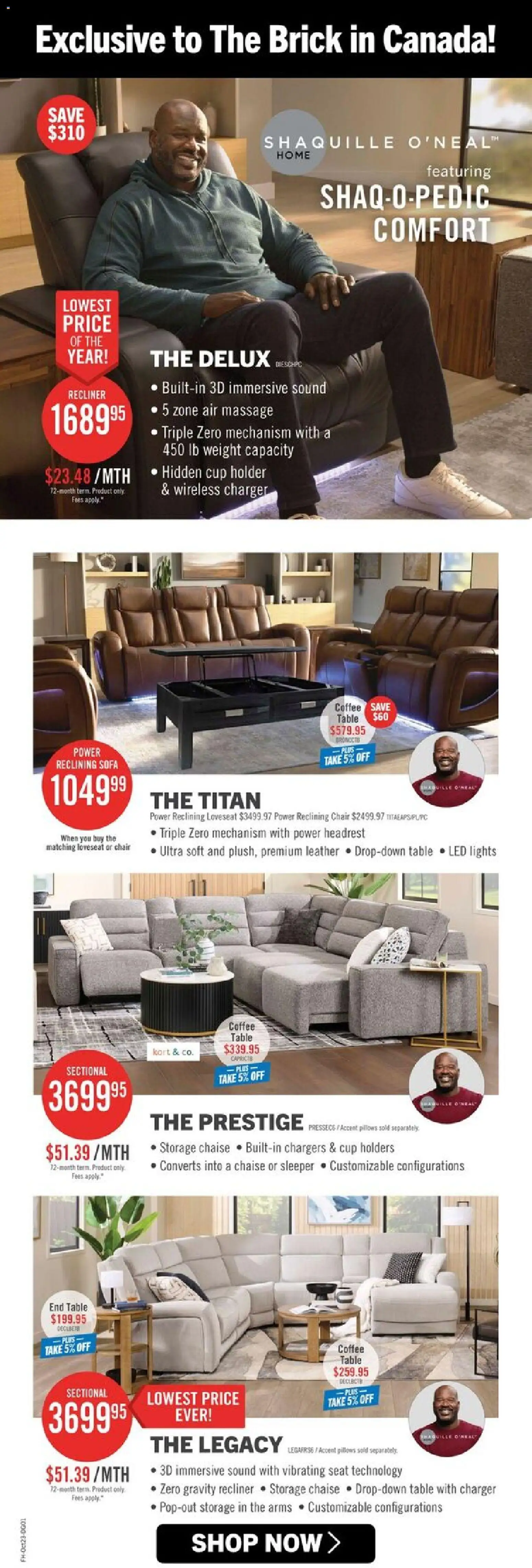 The Brick weekly flyer / circulaire Flyer in Canada