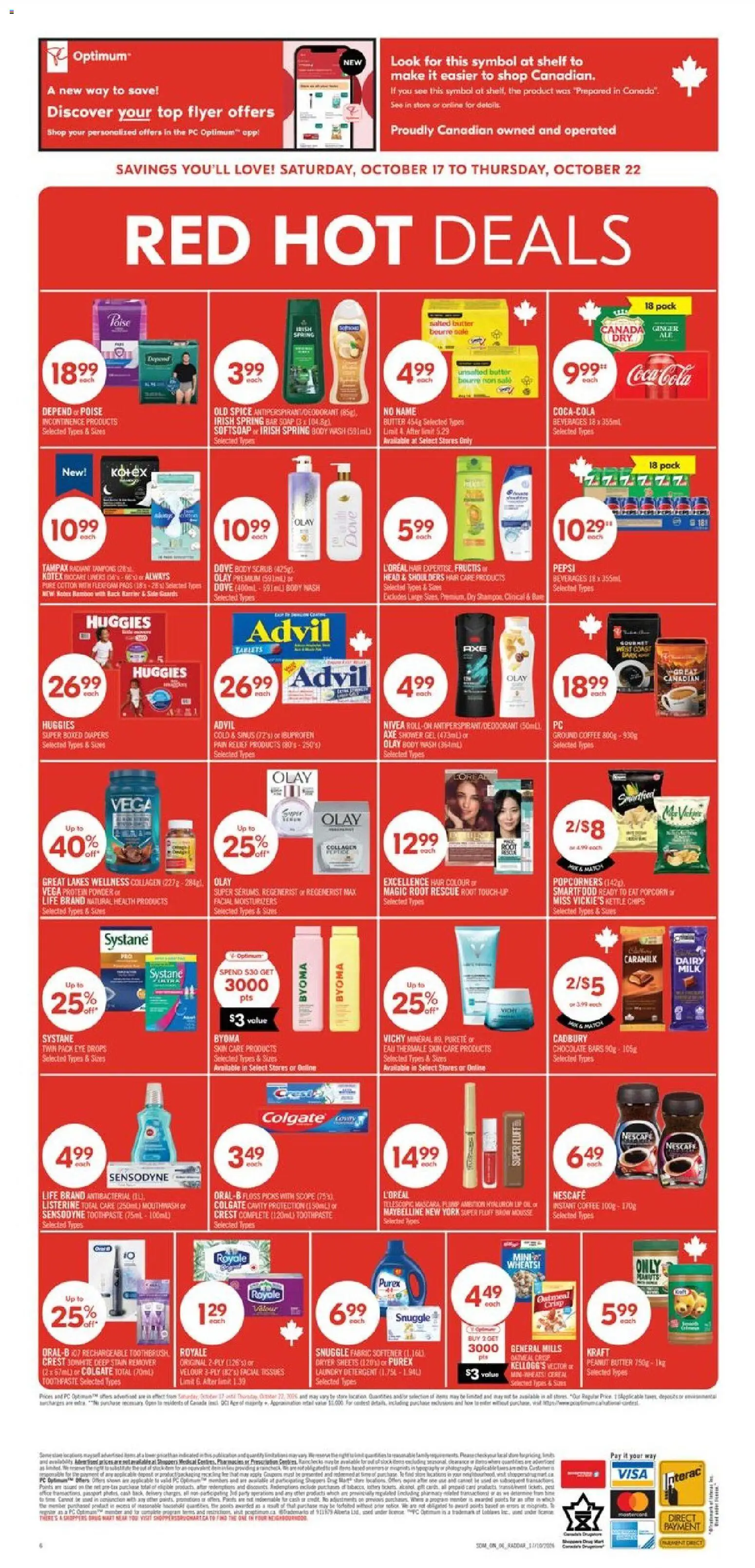 Shoppers weekly flyer / circulaire Flyer in Canada