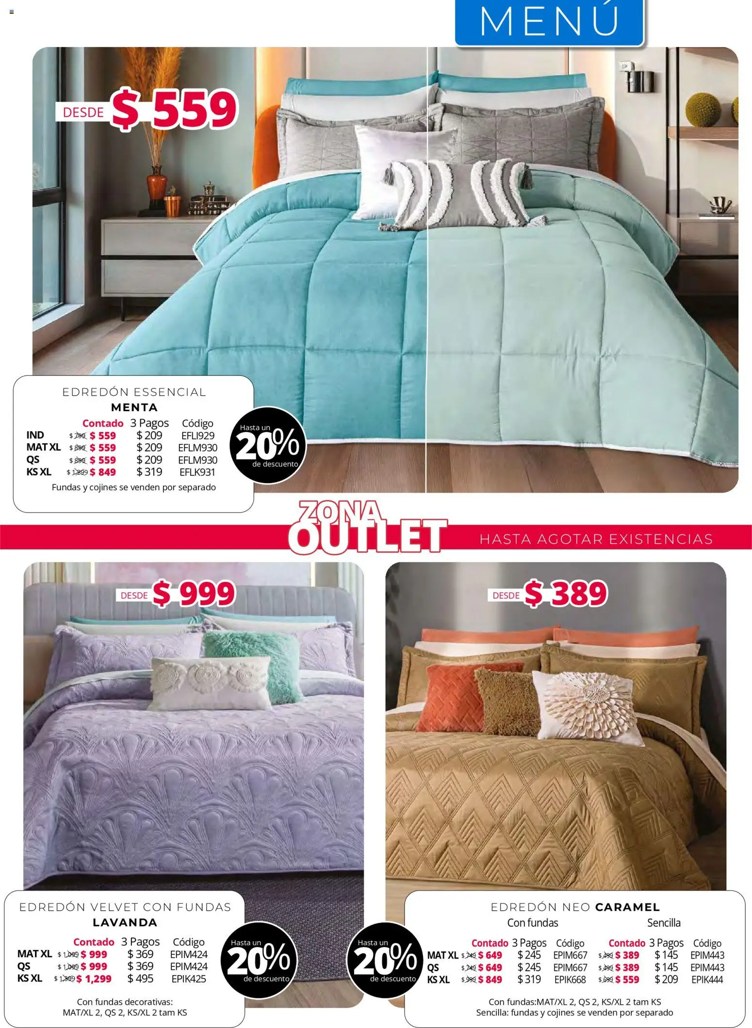 ¡El último » catálogo de Colchas Concord para Julio « está aquí! Descubre las SUPER OFERTAS. | México