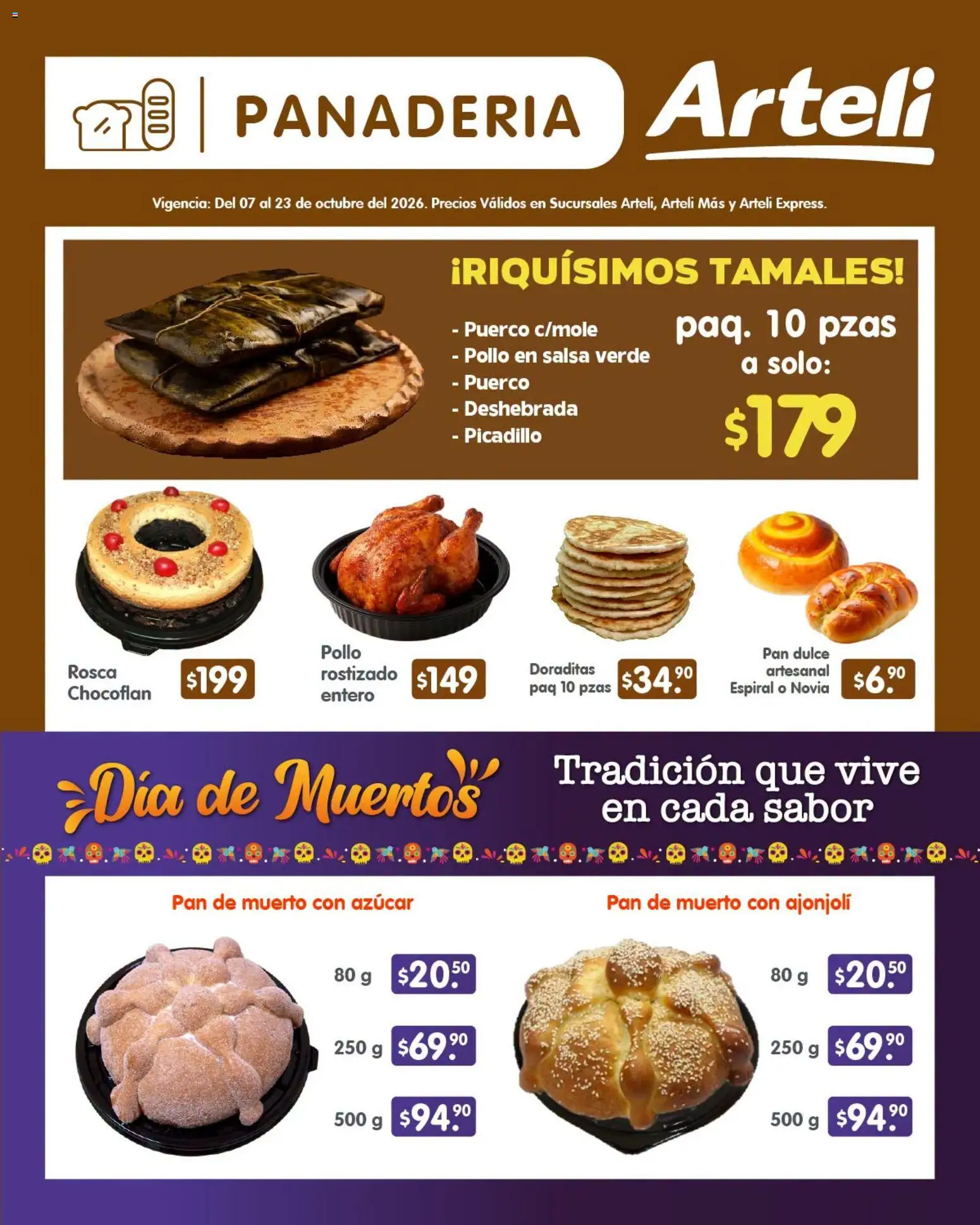 Arteli folleto Quincenal Folleto in México