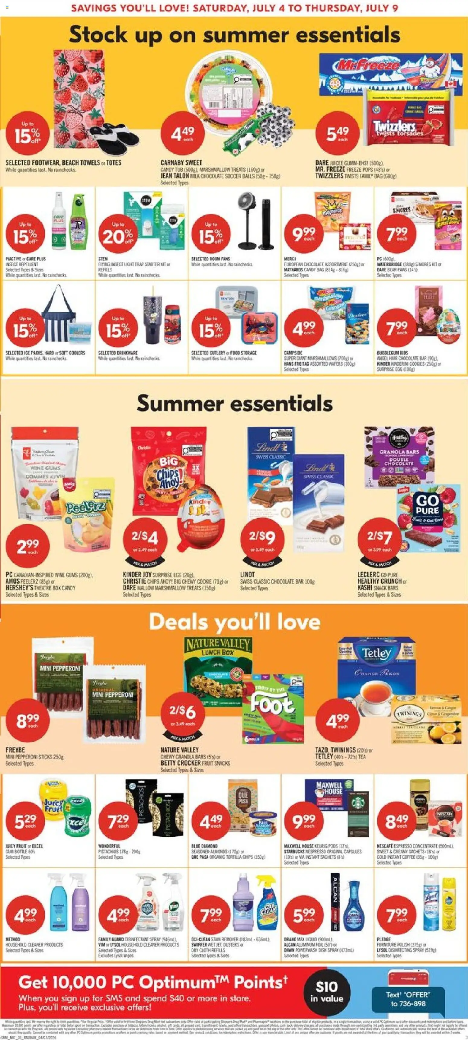 Shoppers Flyer from Jul 3, 2026 - Unlock Huge Savings | Canada