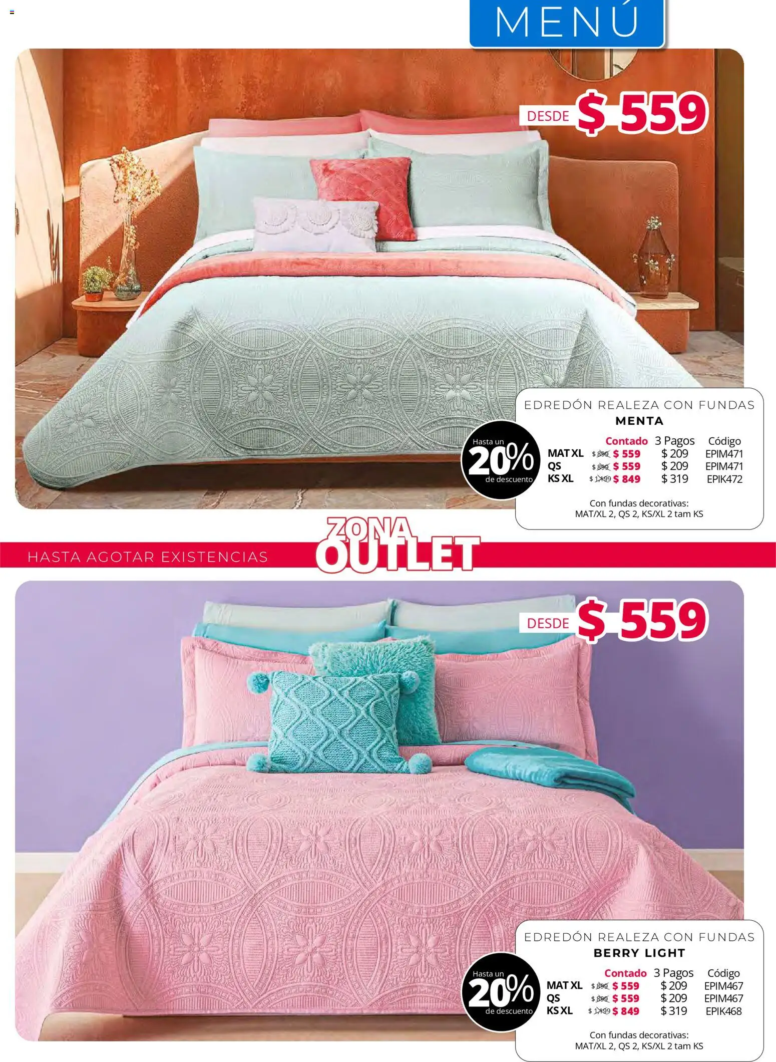 ¡El último » catálogo de Colchas Concord para Julio « está aquí! Descubre las SUPER OFERTAS. | México