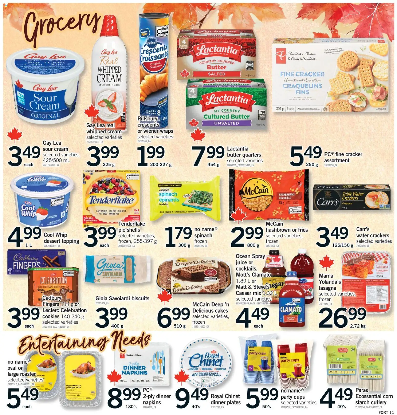 Fortinos weekly flyer / circulaire Flyer in Canada
