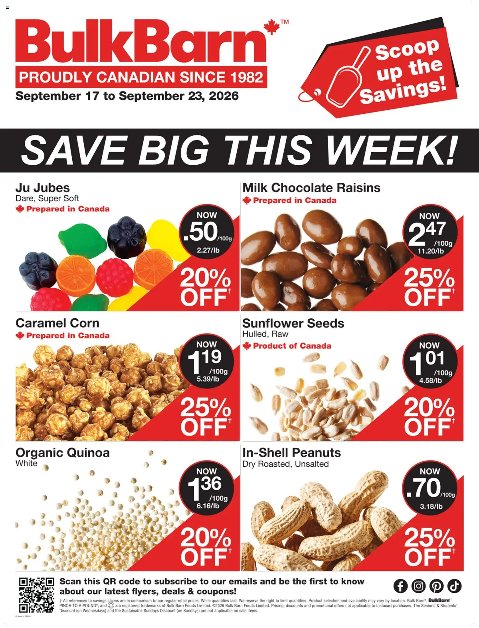 Bulk Barn weekly flyer / circulaire Flyer in Canada