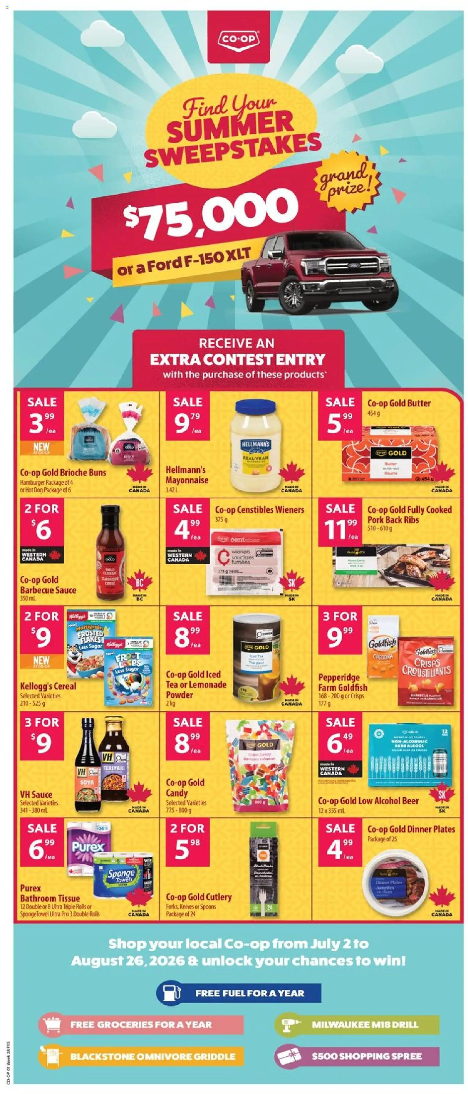 Co-op Food Flyer from Jul 9, 2026 - Unlock Huge Savings | Canada