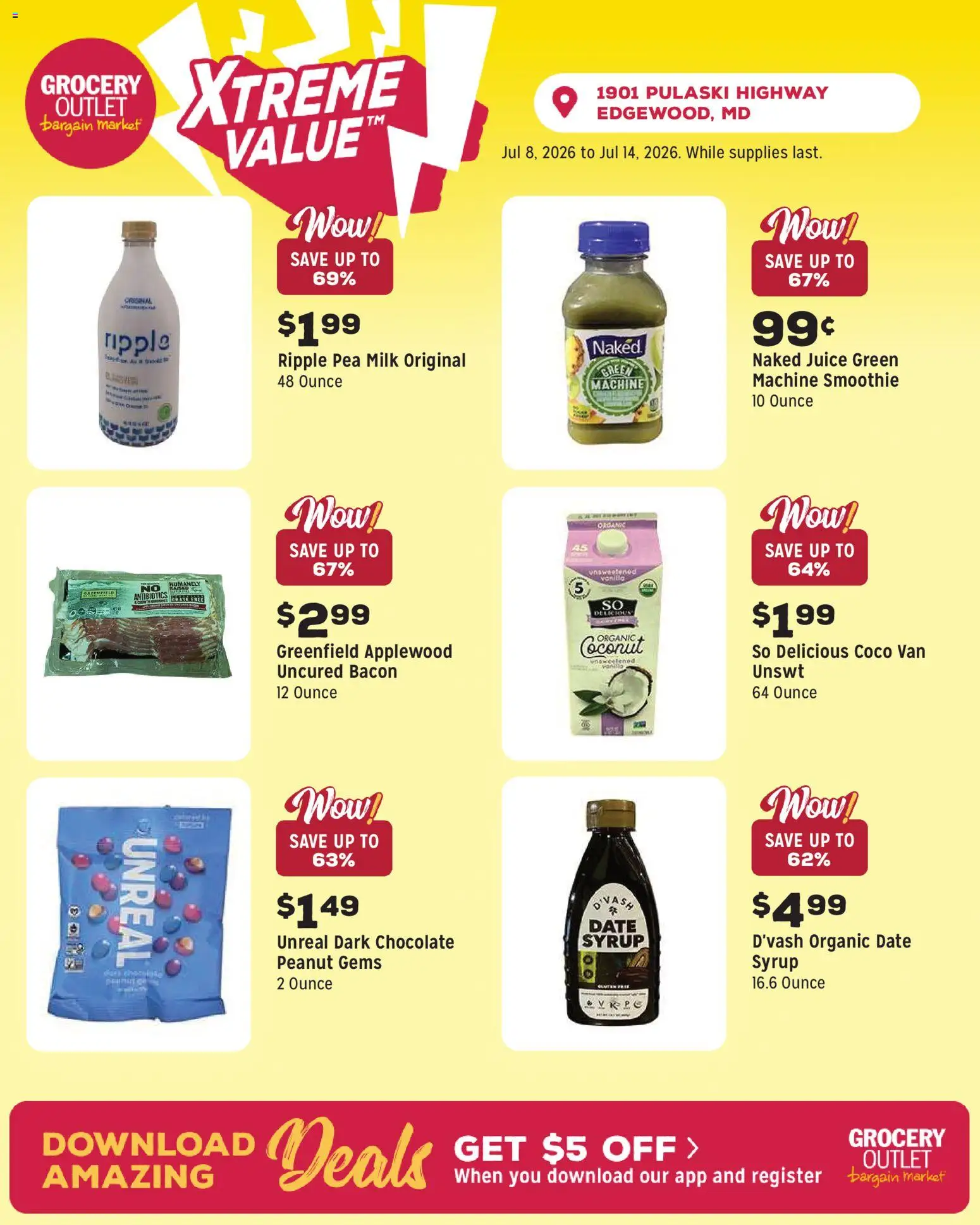 The new Grocery Outlet flyer is now online. See all July offers on your mobile and save! | United States