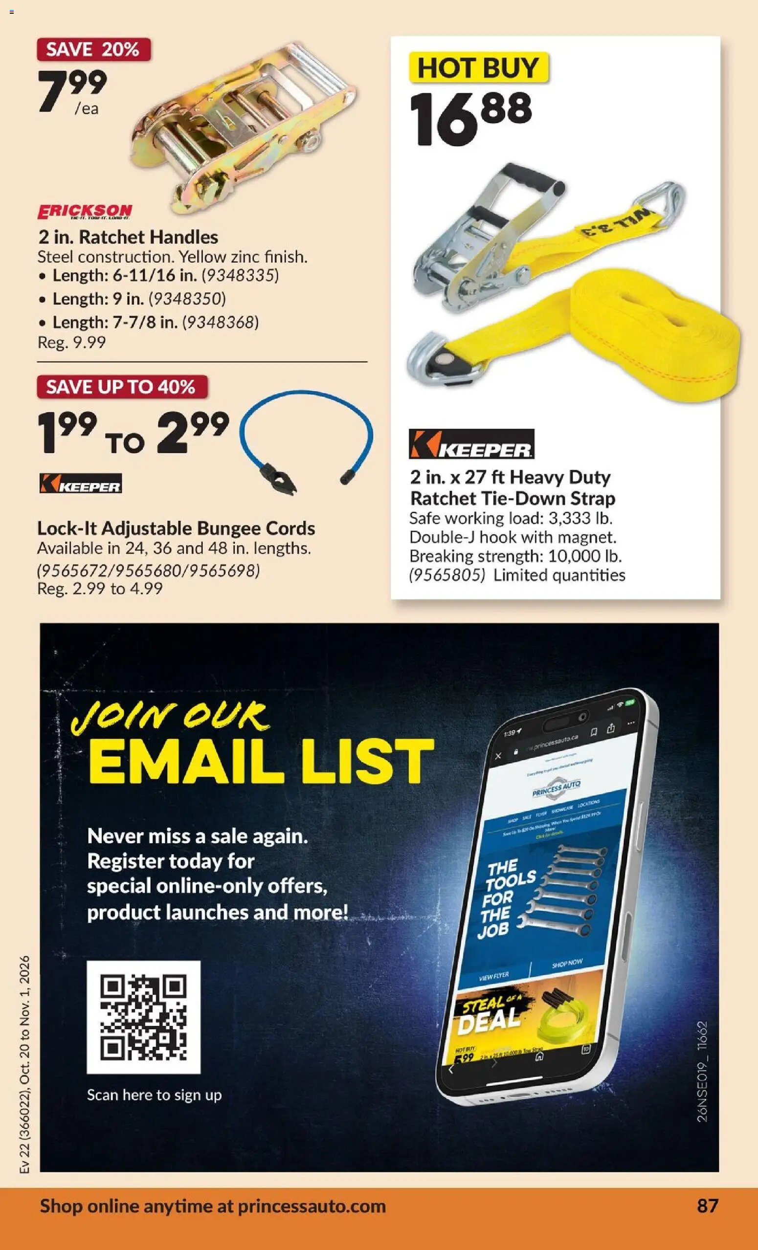Princess Auto flyer - 2 Week Sale! Flyer in Canada