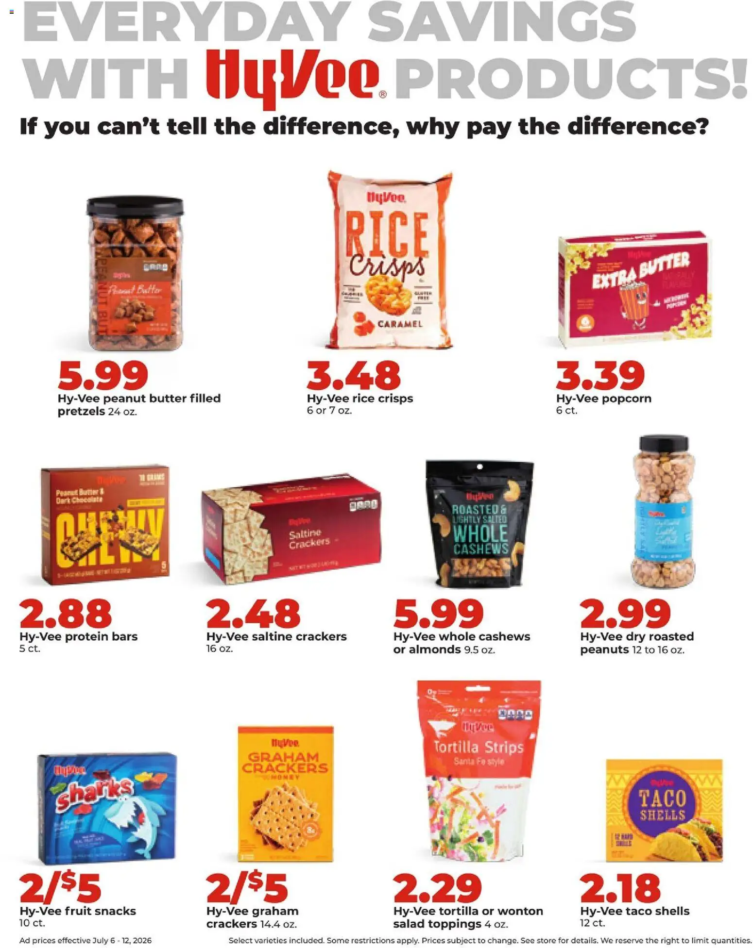 The new HyVee flyer is now online. See all July offers on your mobile and save! | United States