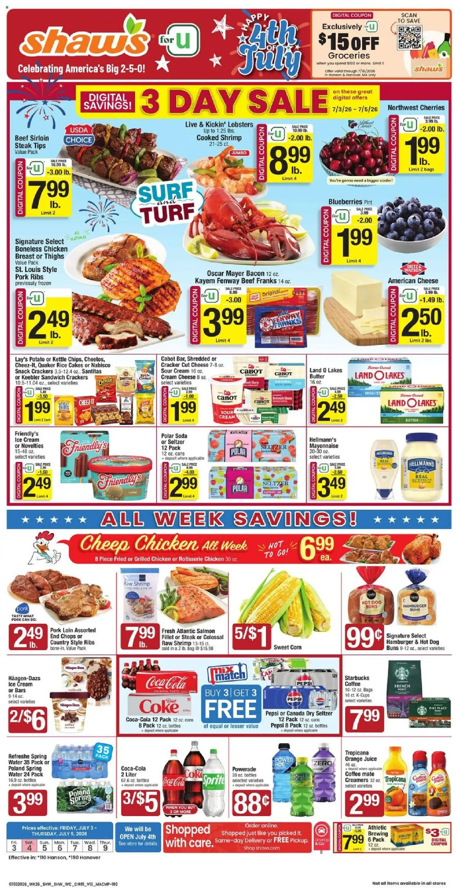 The new Shaw's flyer is now online. See all July offers on your mobile and save! | United States