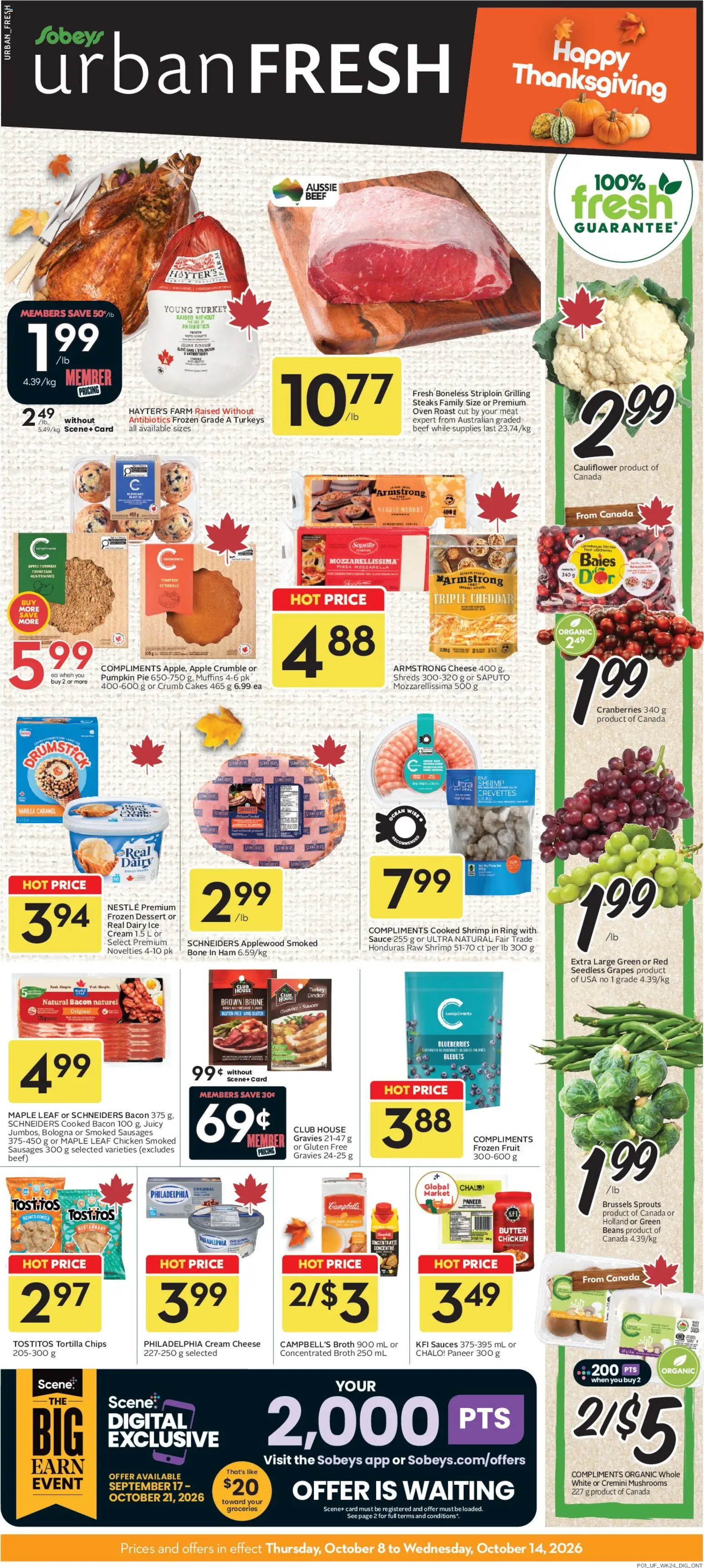 Sobeys weekly flyer / circulaire Flyer in Canada