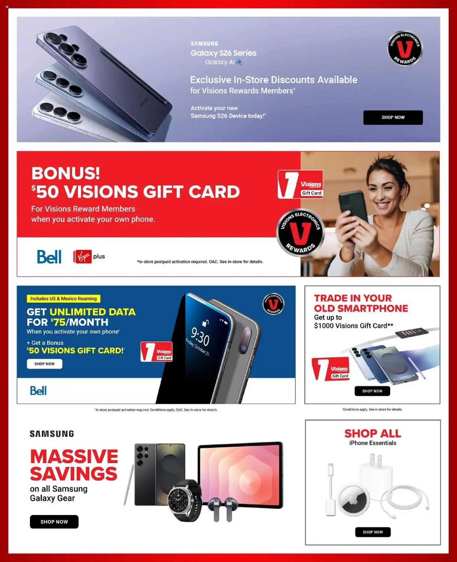 Visions Flyer from Jul 10, 2026 - Unlock Huge Savings | Canada