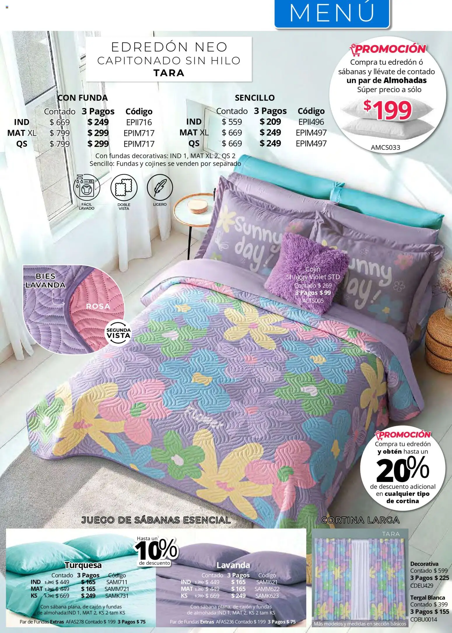 ¡El último » catálogo de Colchas Concord para Julio « está aquí! Descubre las SUPER OFERTAS. | México