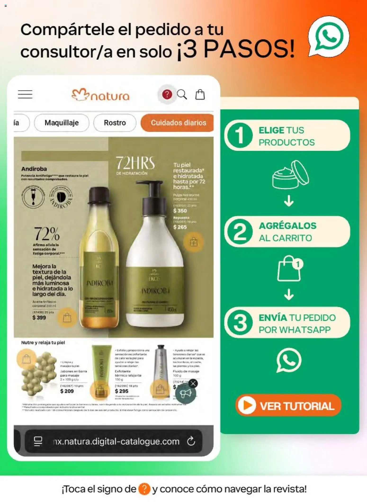 Natura campaña 14 2026 Folleto in México