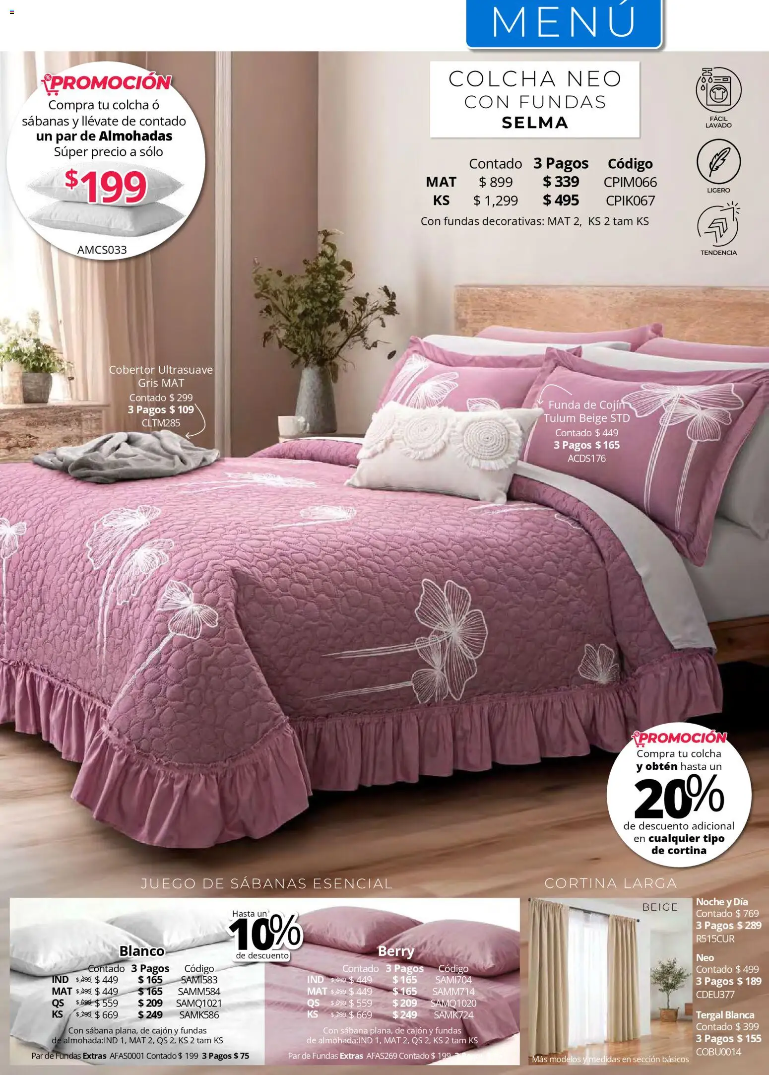 ¡El último » catálogo de Colchas Concord para Julio « está aquí! Descubre las SUPER OFERTAS. | México