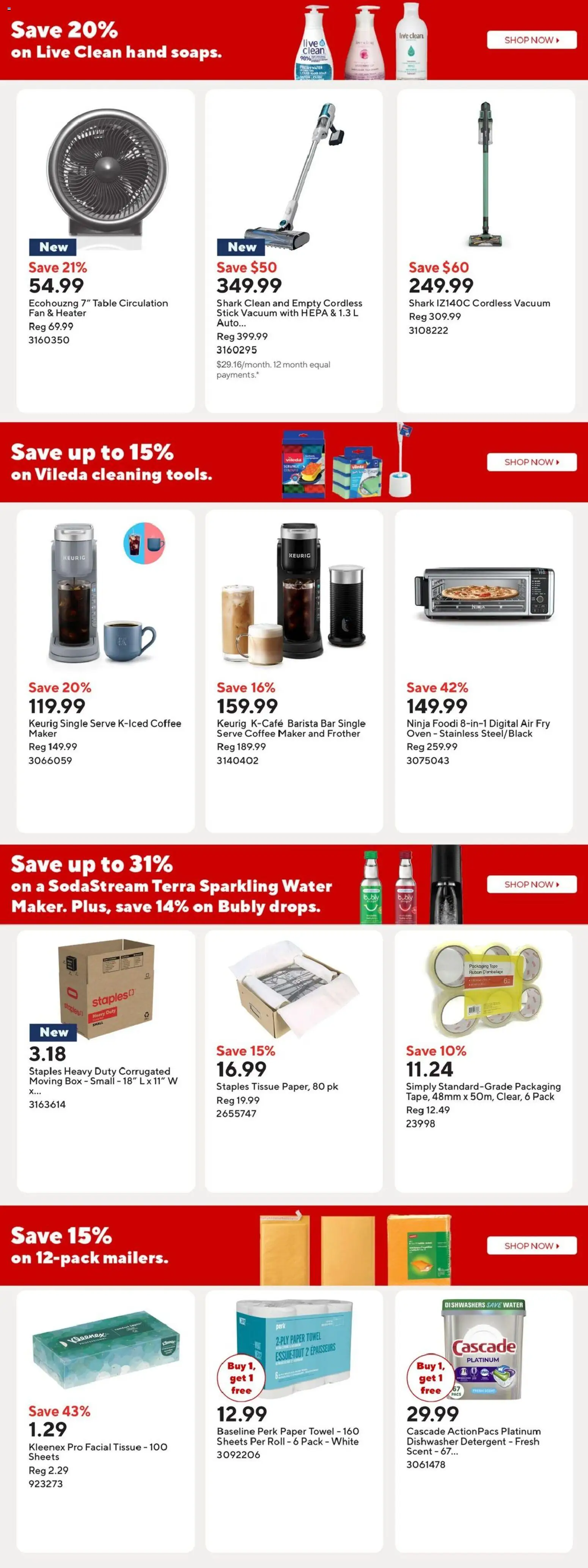 Staples Flyer from Jul 3, 2026 - Unlock Huge Savings | Canada